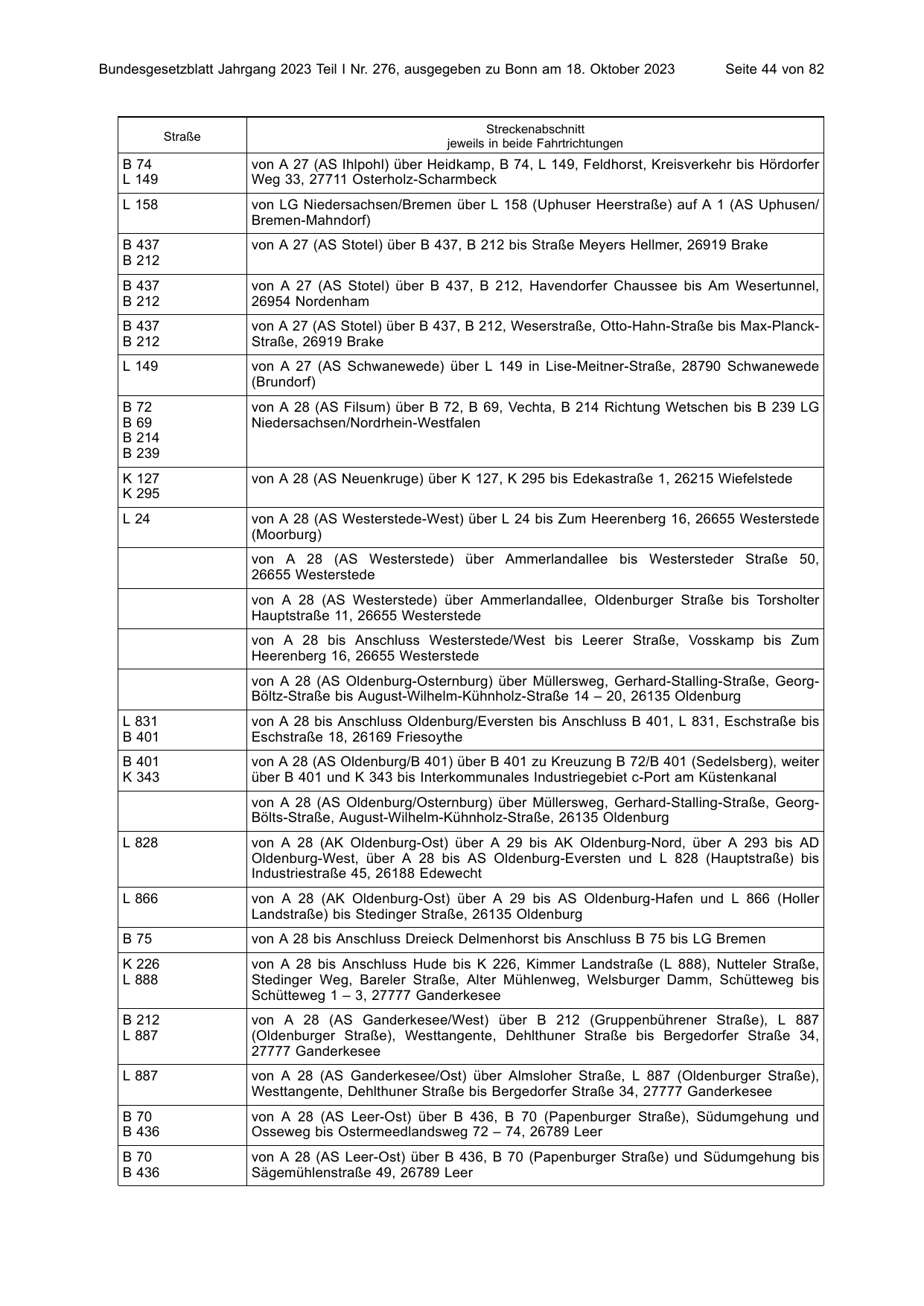 BGBl. 2023, Seite 44 — Originalseite als Abbildung