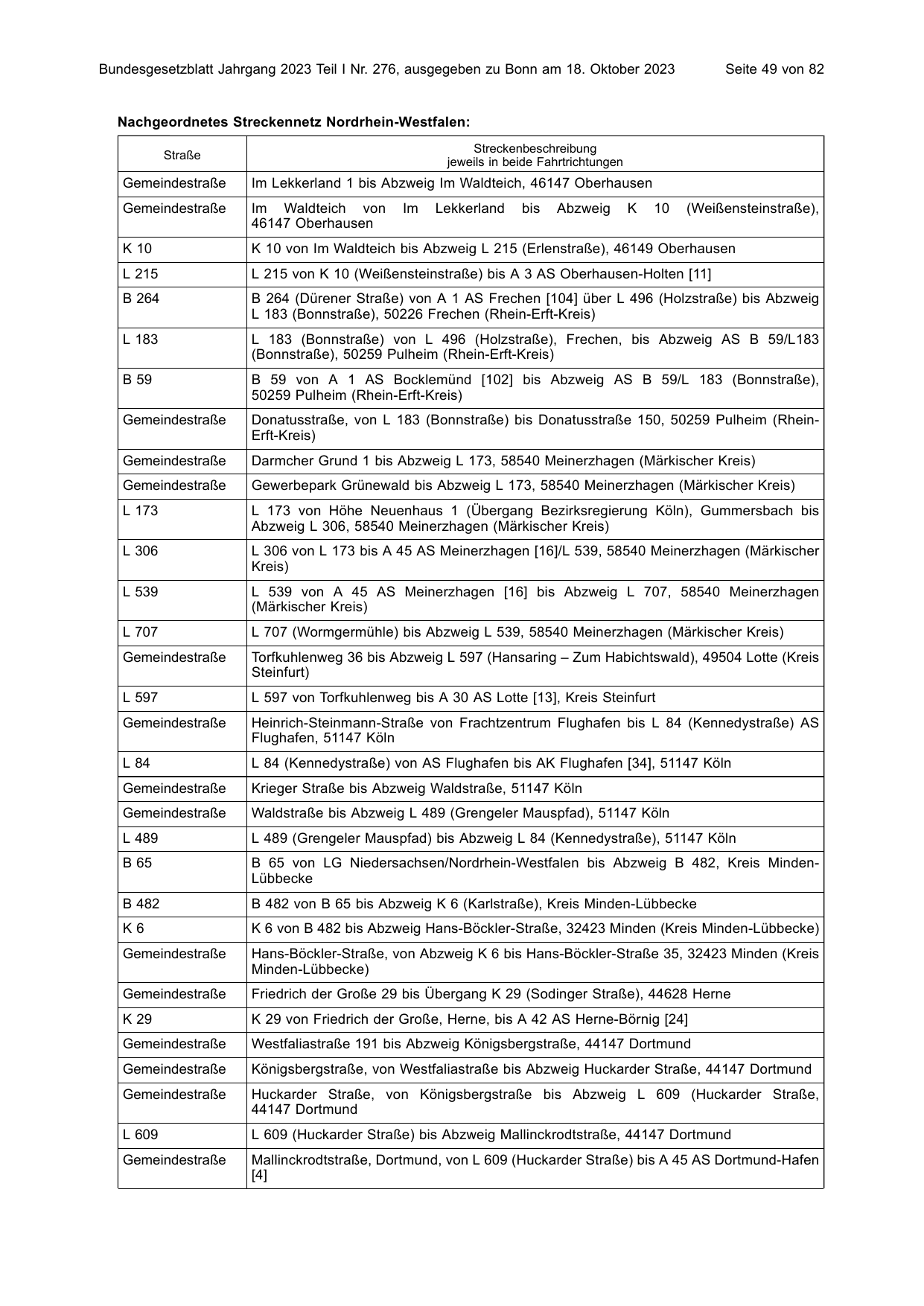 BGBl. 2023, Seite 49 — Originalseite als Abbildung