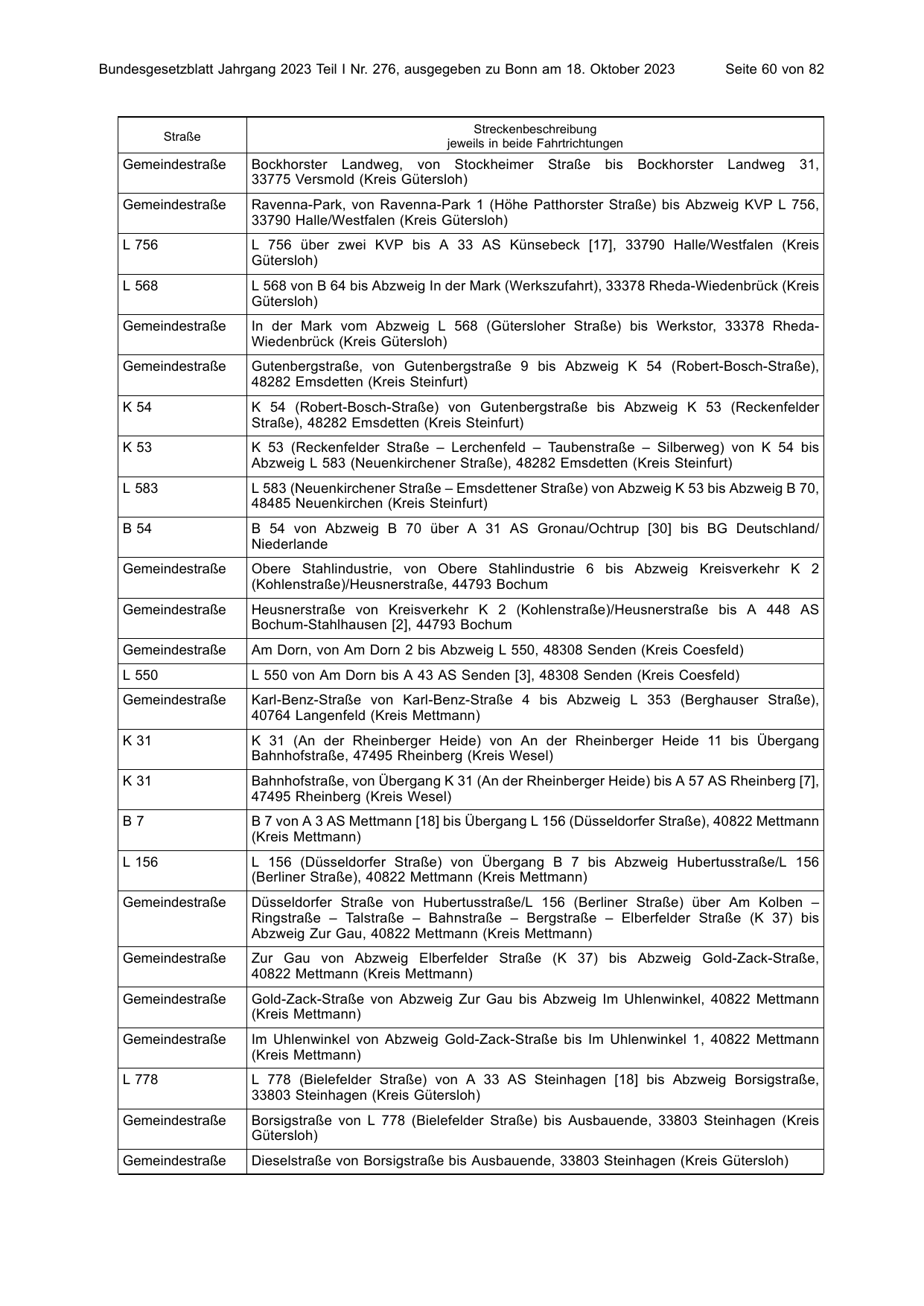 BGBl. 2023, Seite 60 — Originalseite als Abbildung