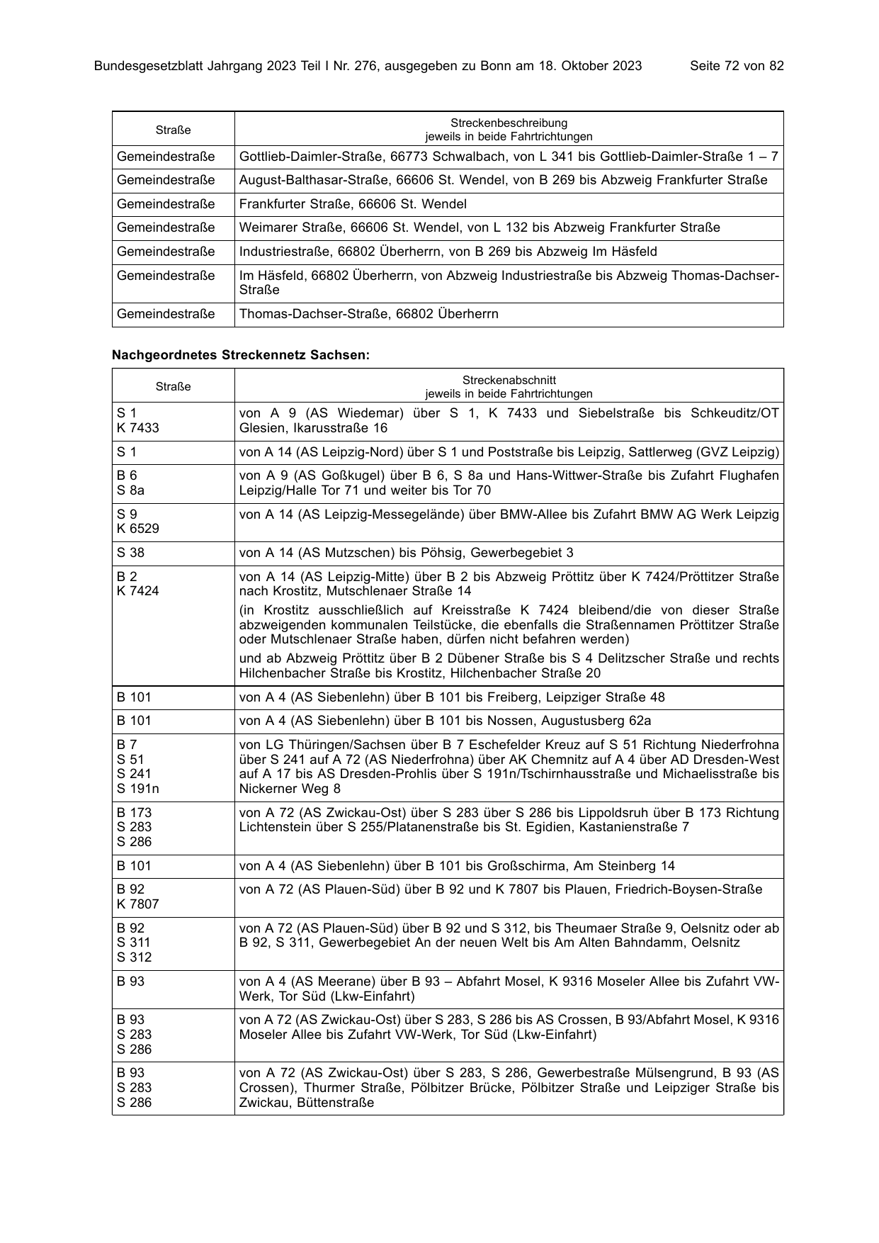BGBl. 2023, Seite 72 — Originalseite als Abbildung
