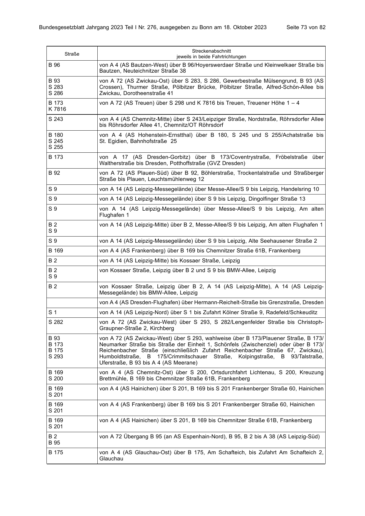 BGBl. 2023, Seite 73 — Originalseite als Abbildung
