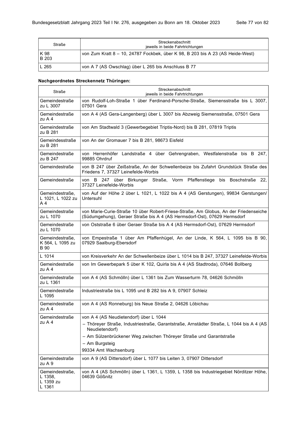 BGBl. 2023, Seite 77 — Originalseite als Abbildung