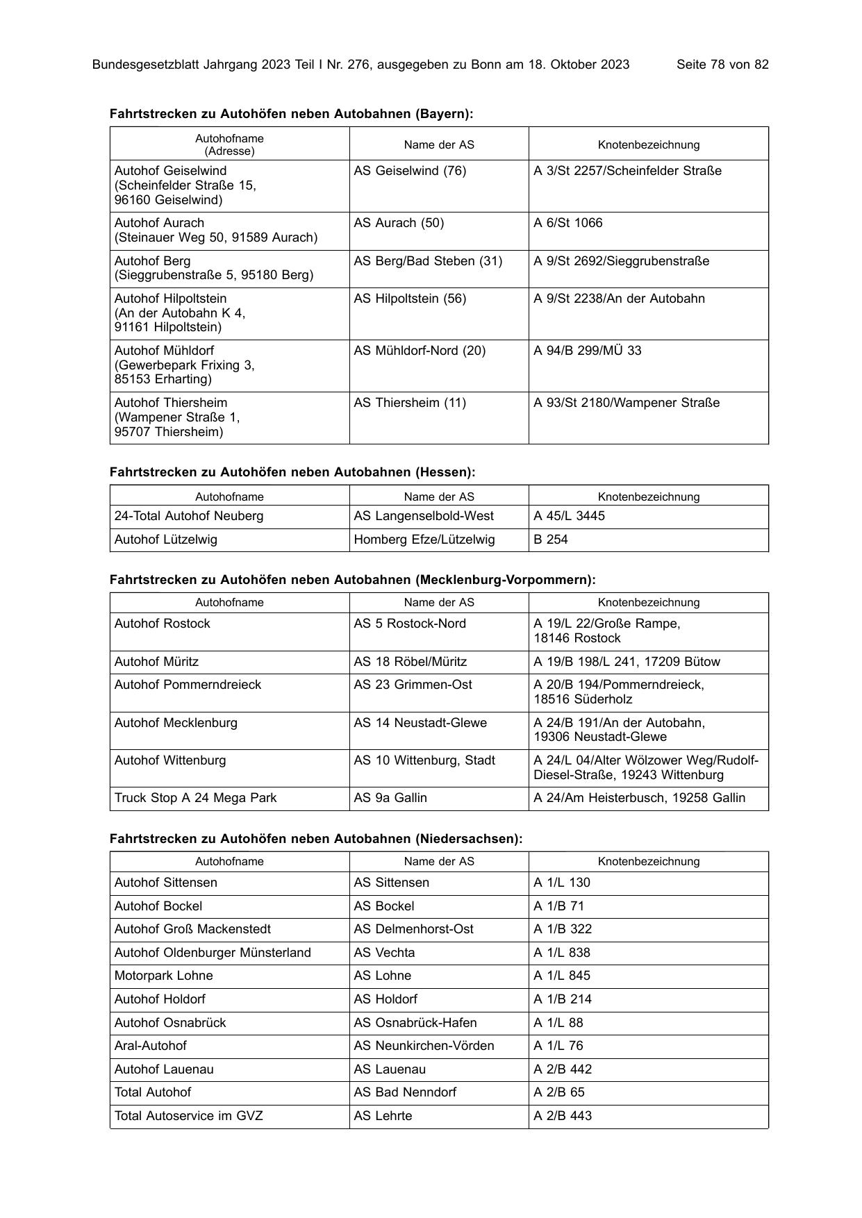 BGBl. 2023, Seite 78 — Originalseite als Abbildung