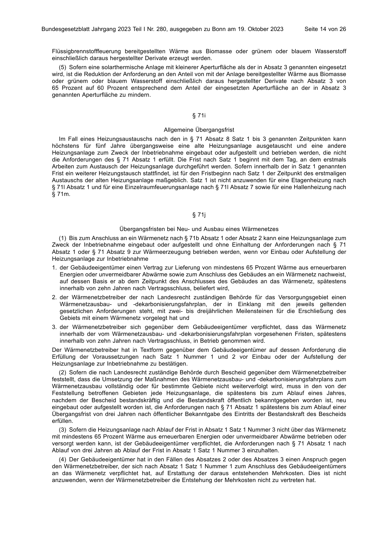 BGBl. 2023, Seite 14 — Originalseite als Abbildung