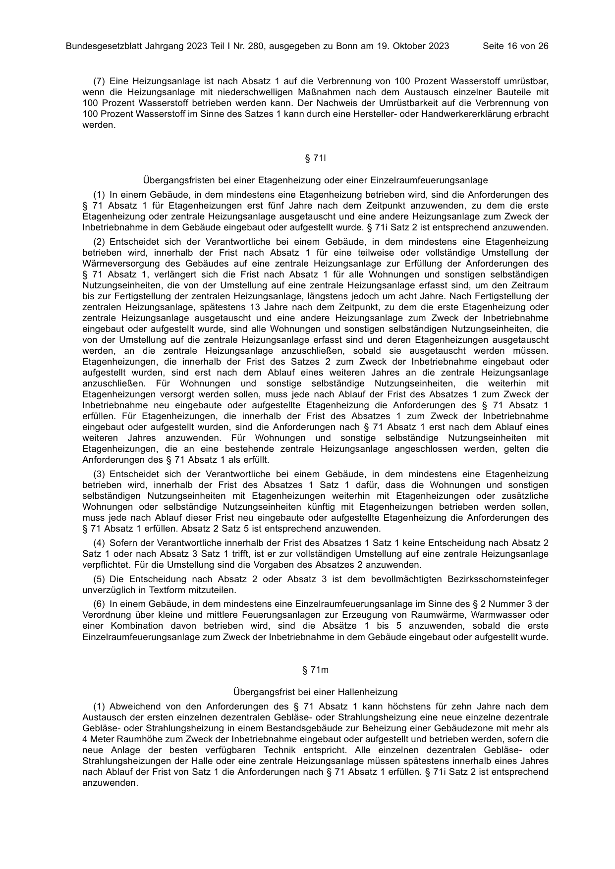 BGBl. 2023, Seite 16 — Originalseite als Abbildung