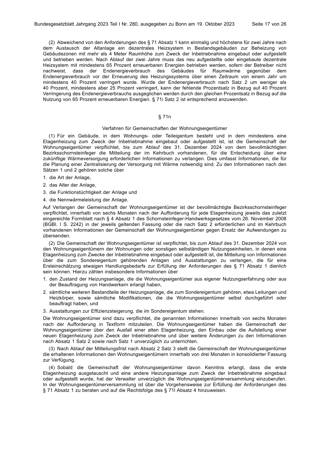 BGBl. 2023, Seite 17 — Originalseite als Abbildung