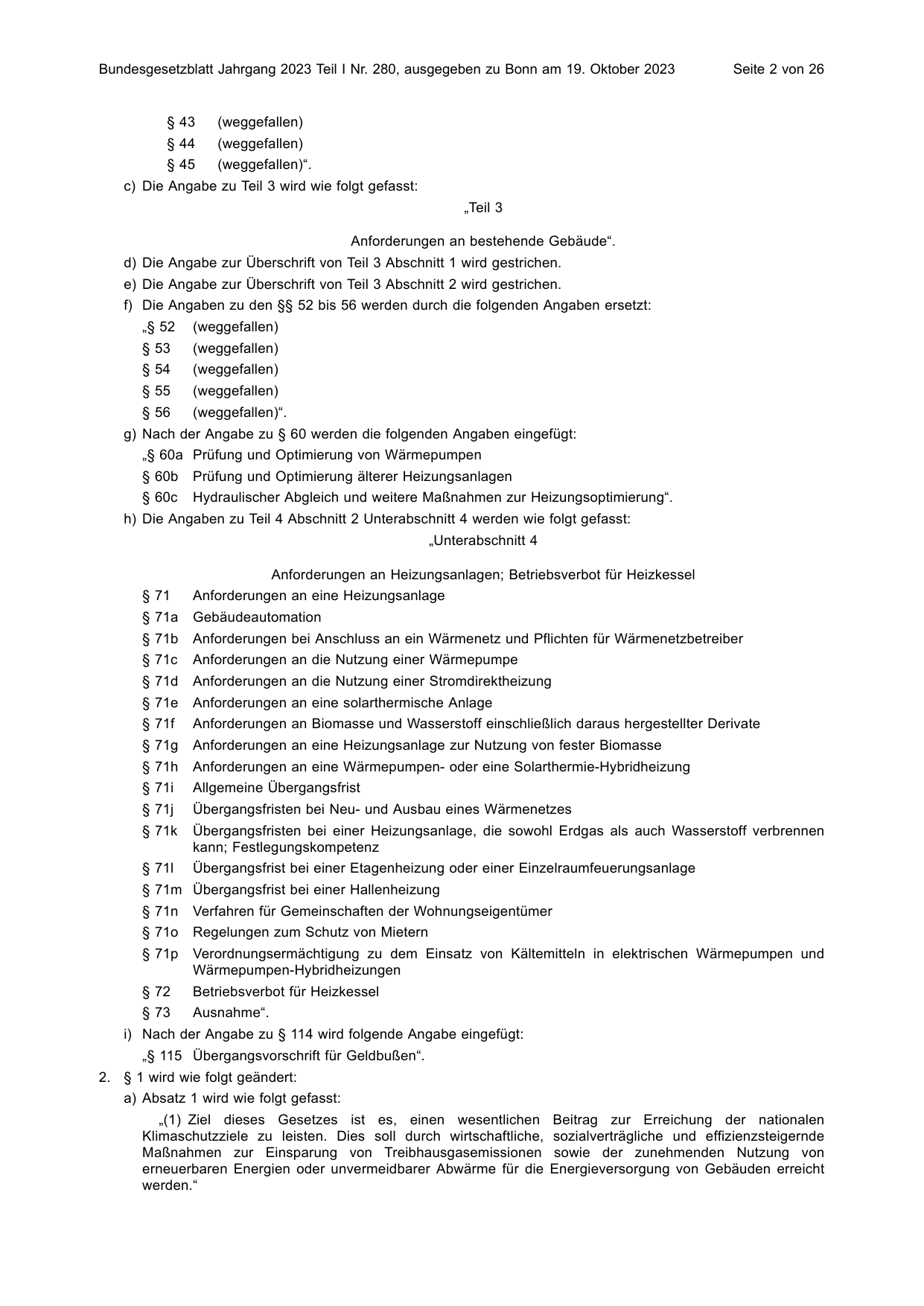 BGBl. 2023, Seite 2 — Originalseite als Abbildung