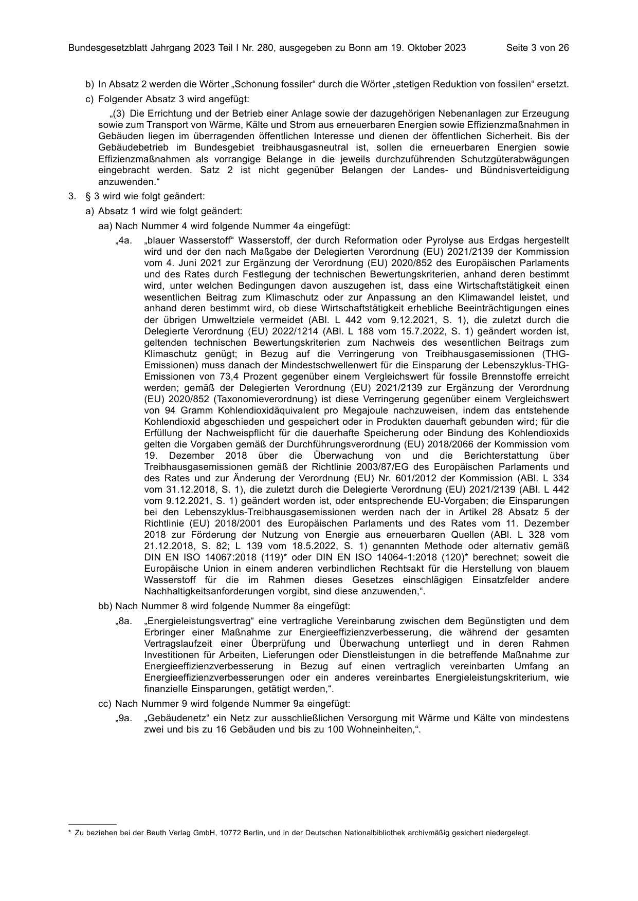 BGBl. 2023, Seite 3 — Originalseite als Abbildung