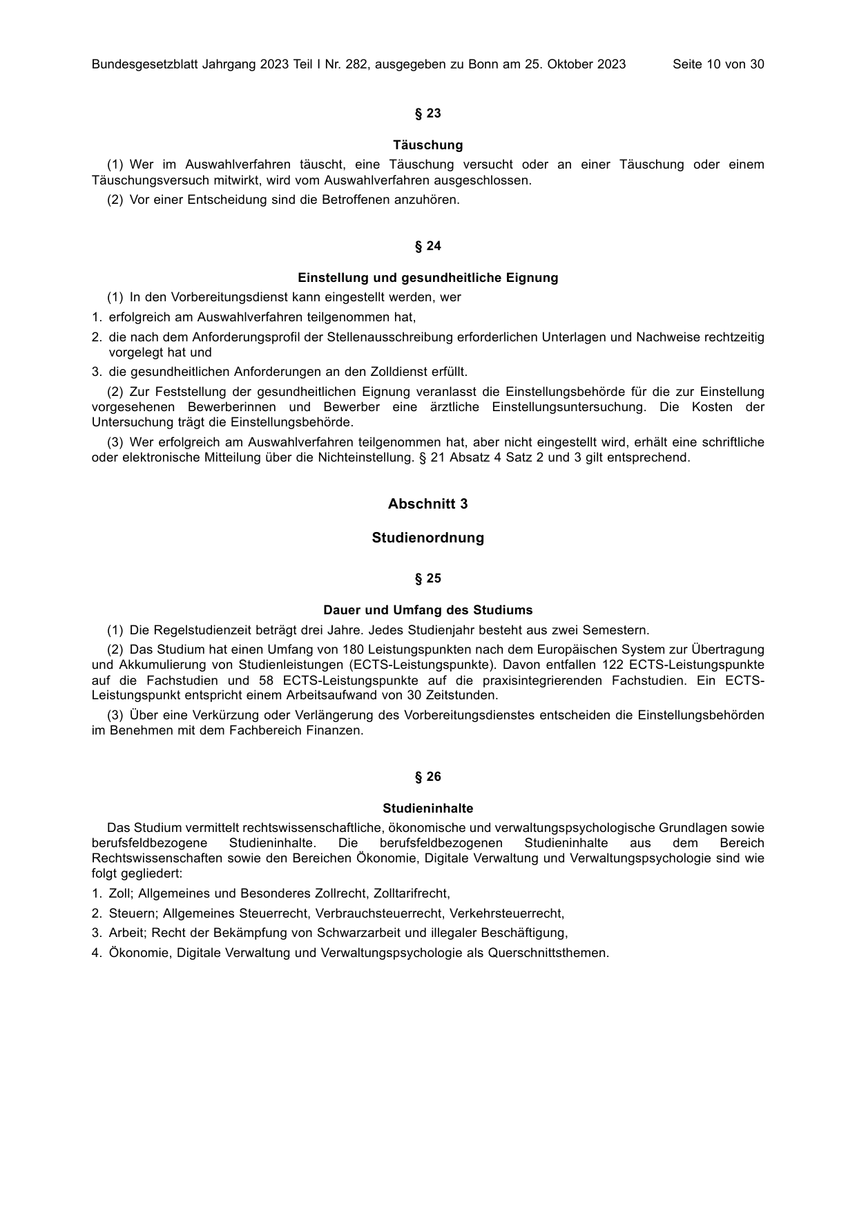 BGBl. 2023, Seite 10 — Originalseite als Abbildung