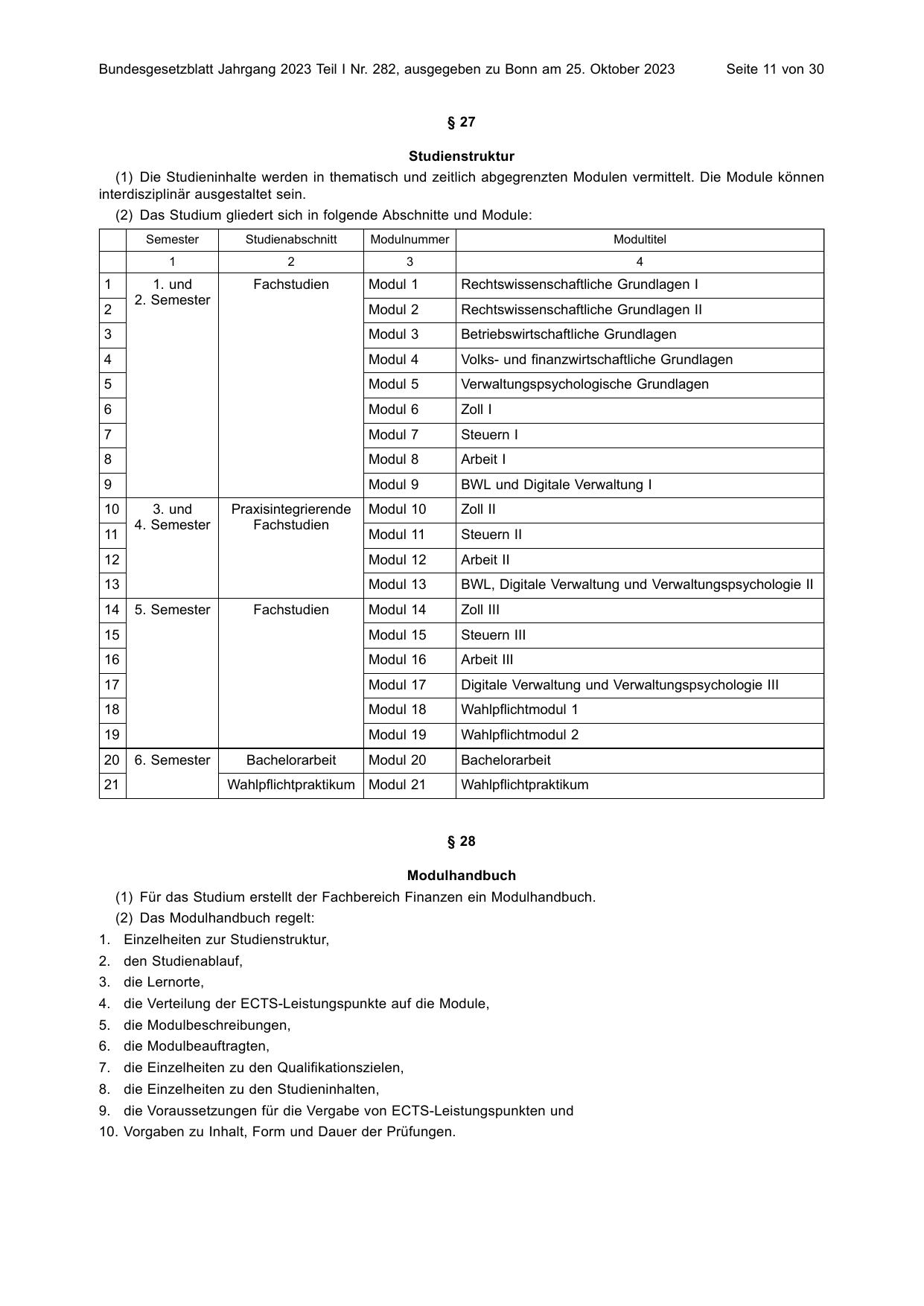 BGBl. 2023, Seite 11 — Originalseite als Abbildung