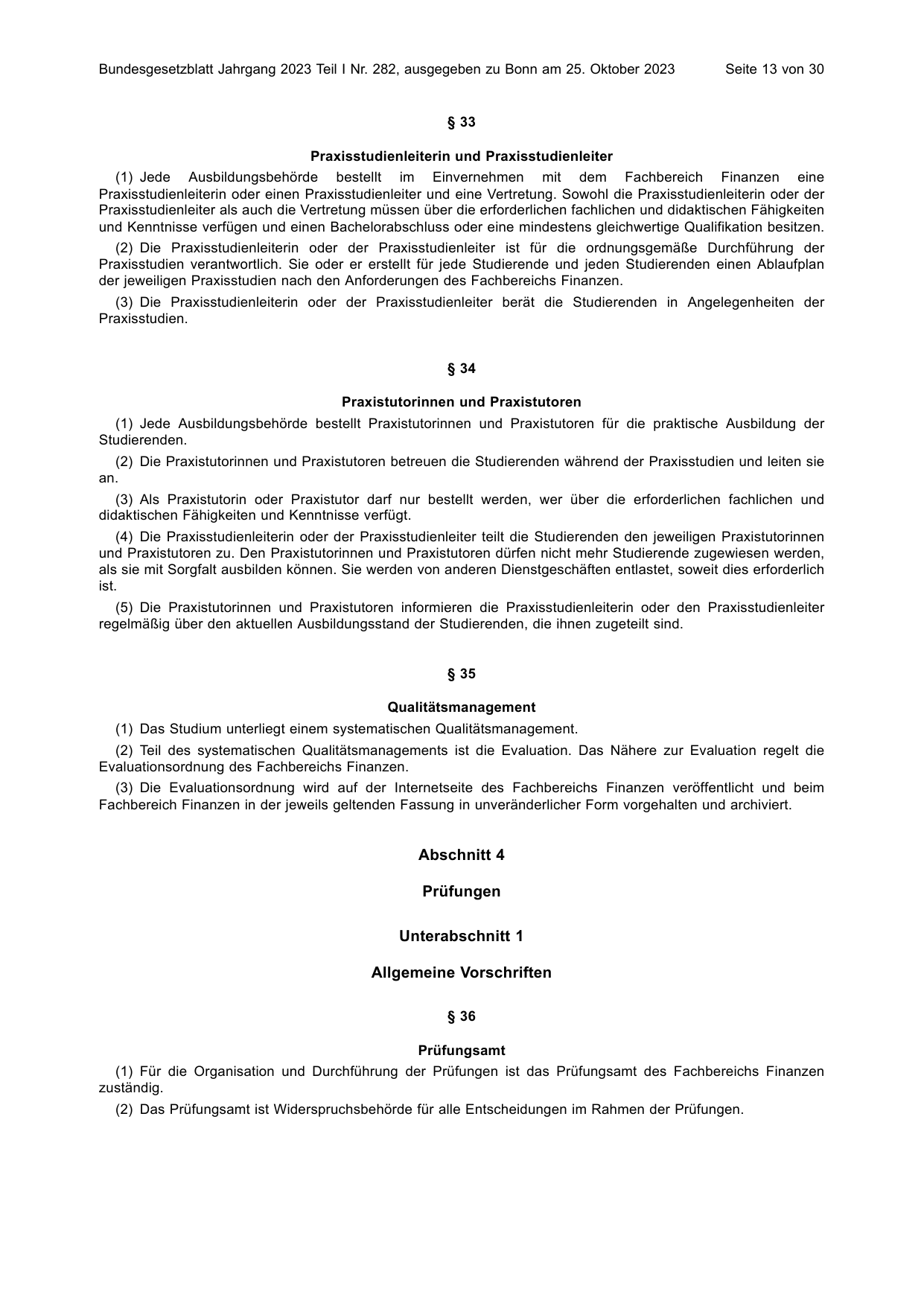 BGBl. 2023, Seite 13 — Originalseite als Abbildung