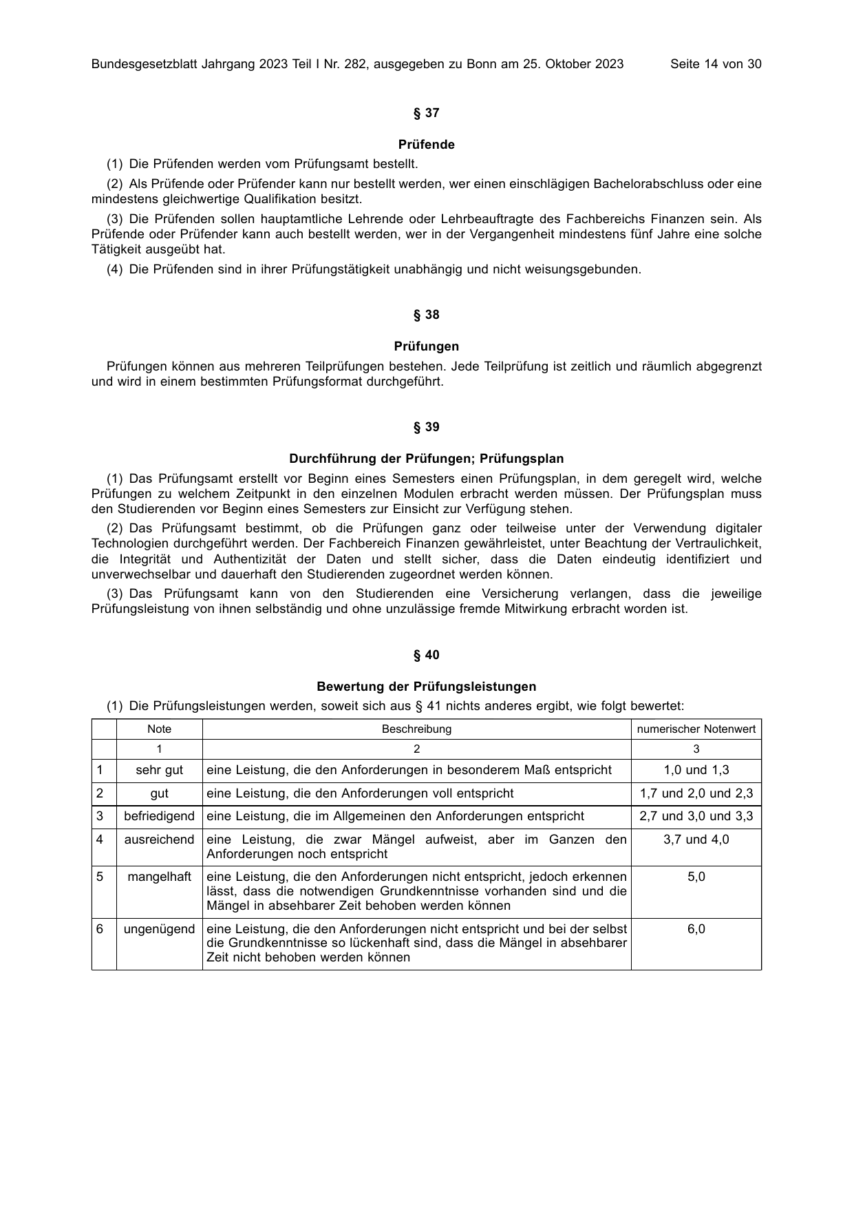 BGBl. 2023, Seite 14 — Originalseite als Abbildung
