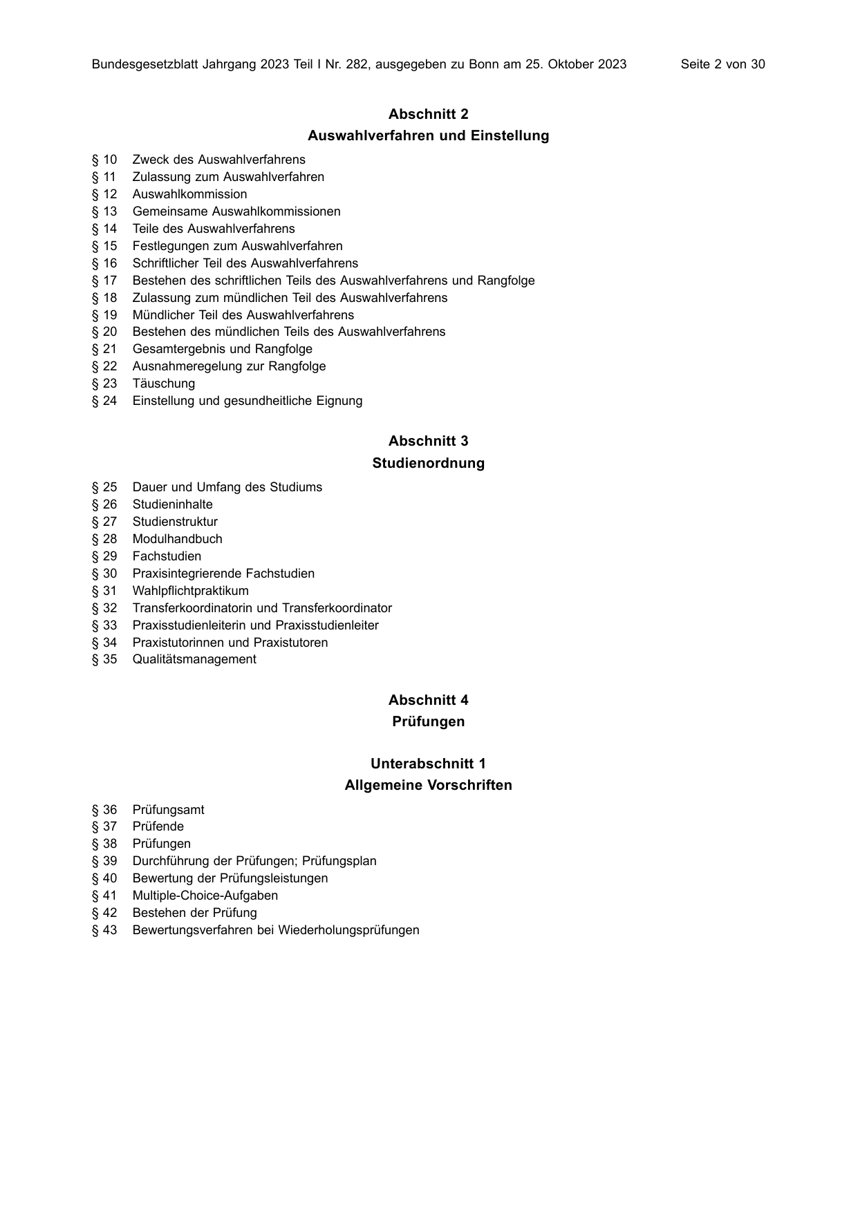 BGBl. 2023, Seite 2 — Originalseite als Abbildung