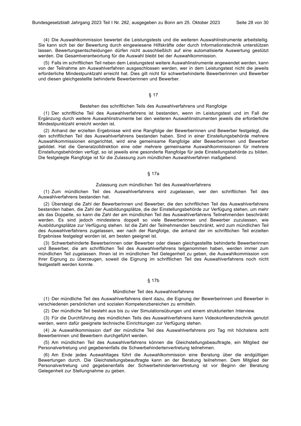 BGBl. 2023, Seite 28 — Originalseite als Abbildung