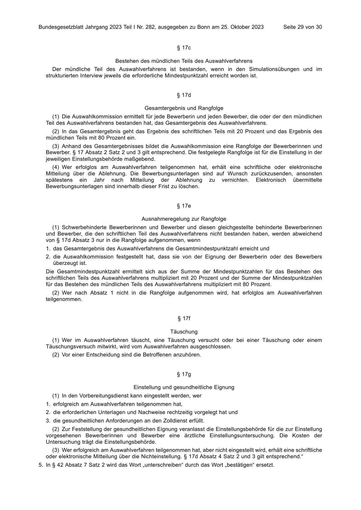 BGBl. 2023, Seite 29 — Originalseite als Abbildung
