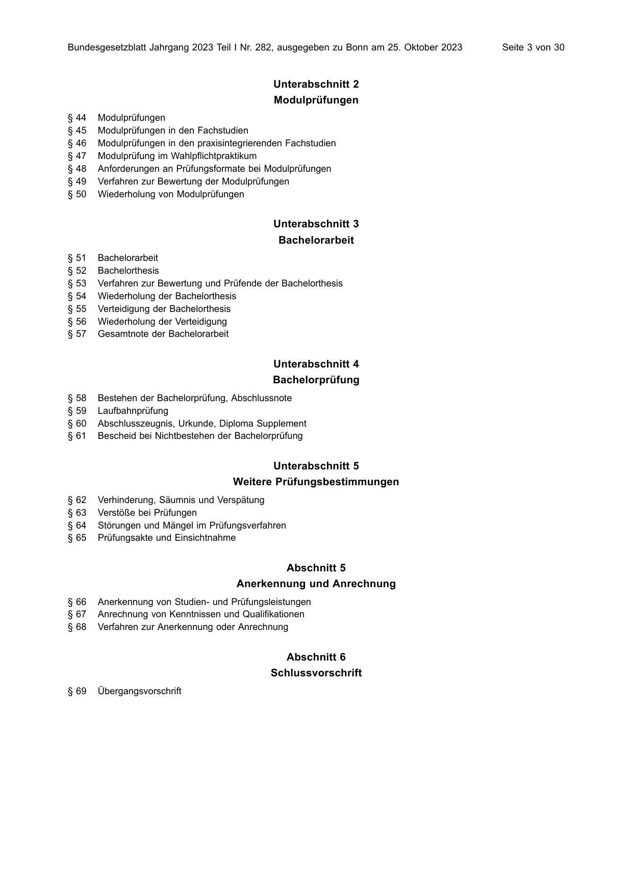 BGBl. 2023, Seite 3 — Originalseite als Abbildung