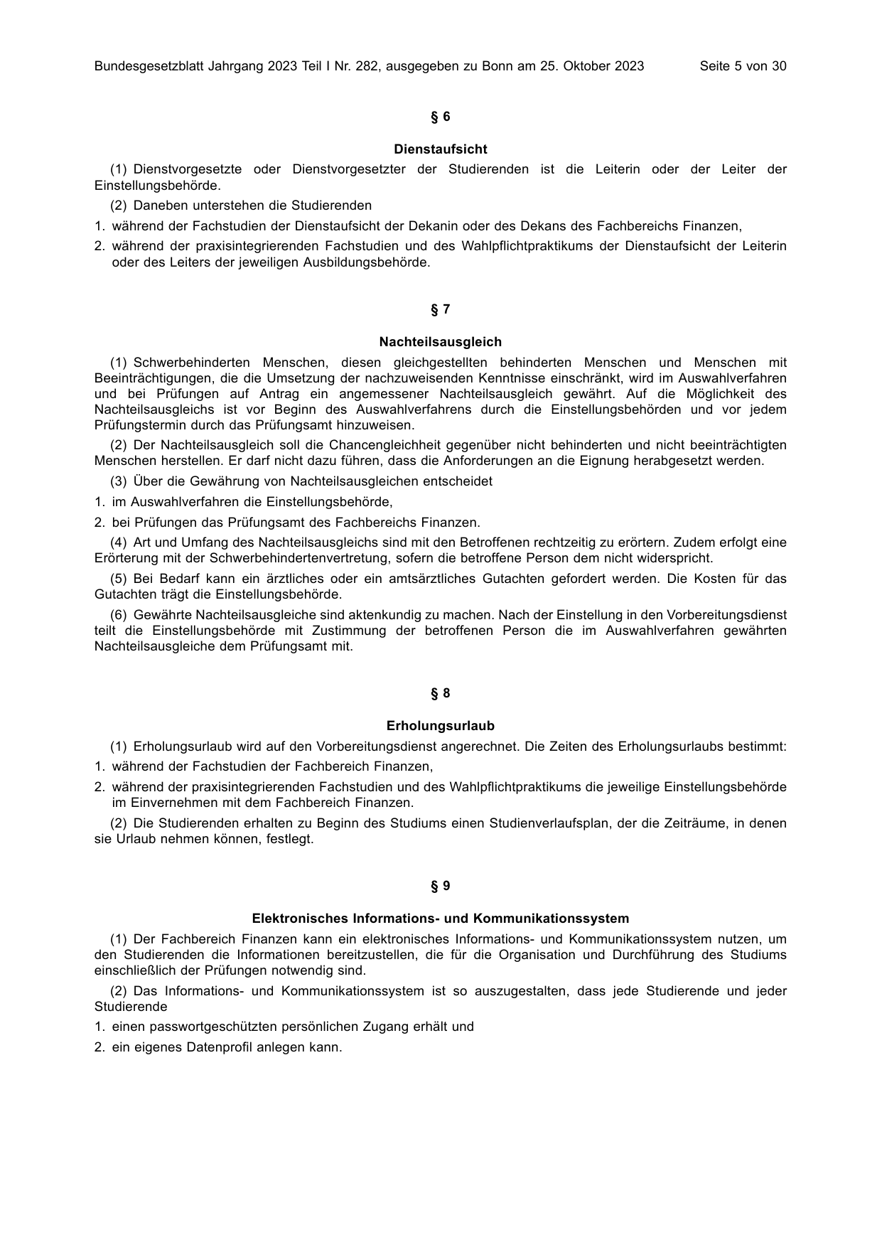 BGBl. 2023, Seite 5 — Originalseite als Abbildung