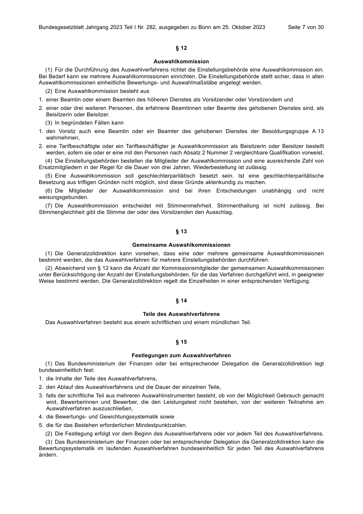 BGBl. 2023, Seite 7 — Originalseite als Abbildung