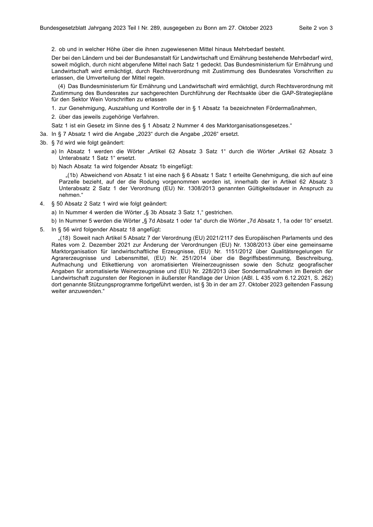 BGBl. 2023, Seite 2 — Originalseite als Abbildung