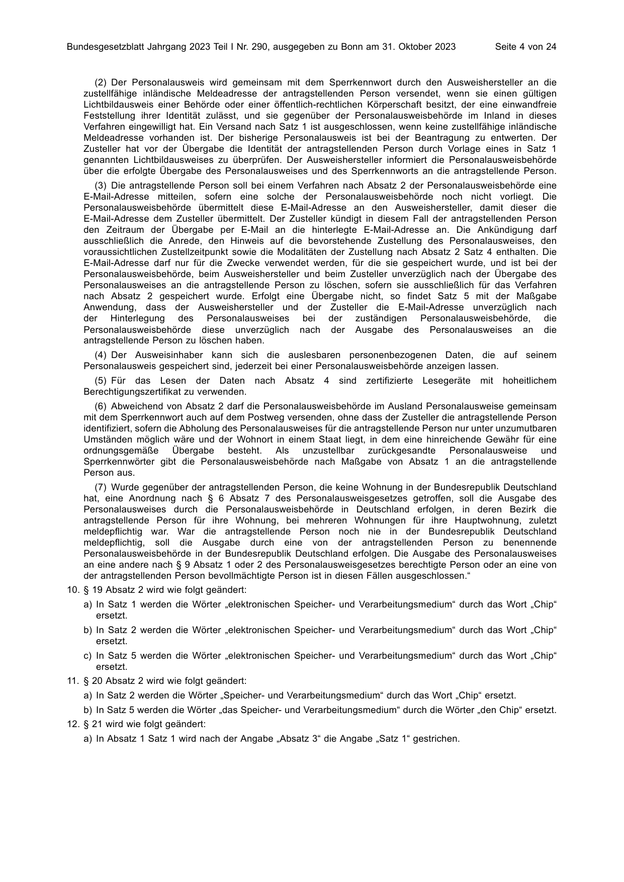 BGBl. 2023, Seite 4 — Originalseite als Abbildung