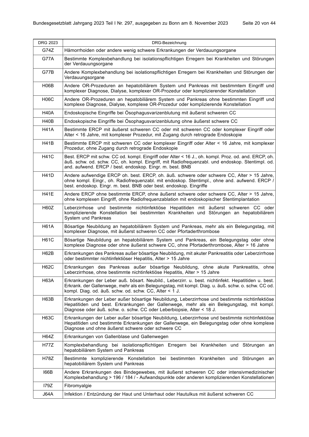 BGBl. 2023, Seite 20 — Originalseite als Abbildung