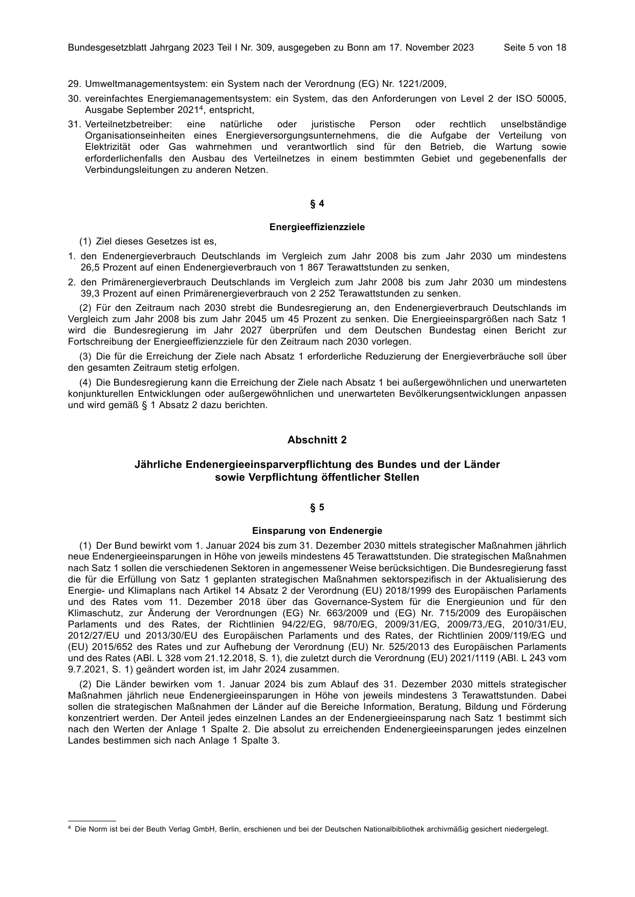 BGBl. 2023, Seite 5 — Originalseite als Abbildung