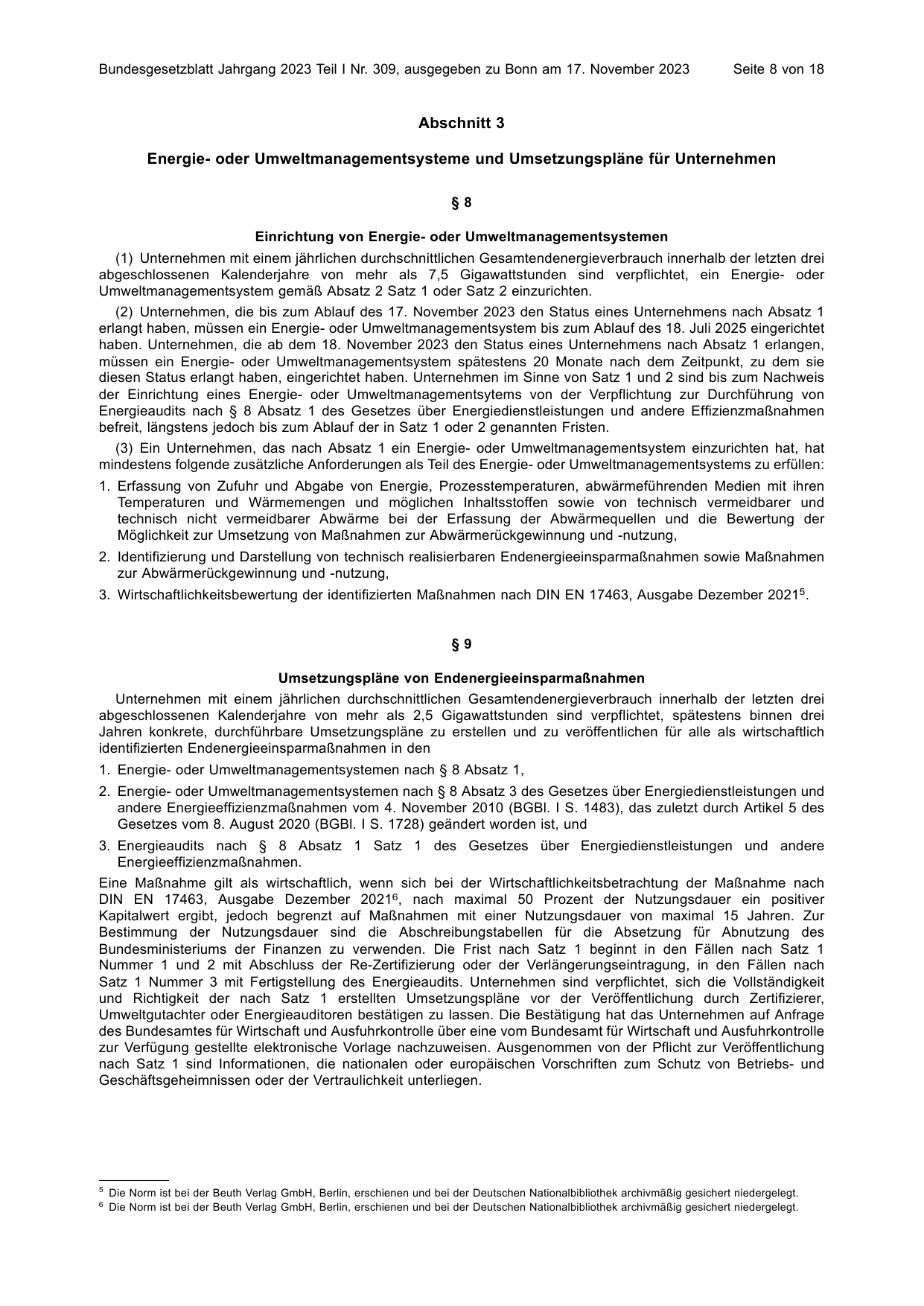BGBl. 2023, Seite 8 — Originalseite als Abbildung