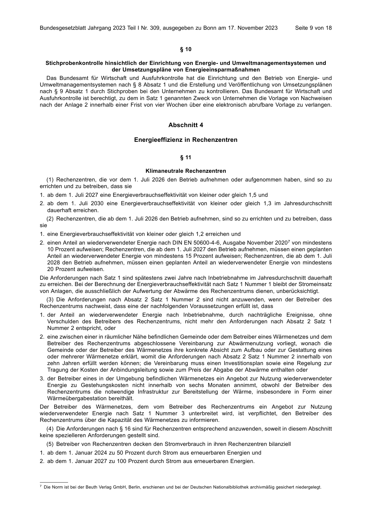 BGBl. 2023, Seite 9 — Originalseite als Abbildung