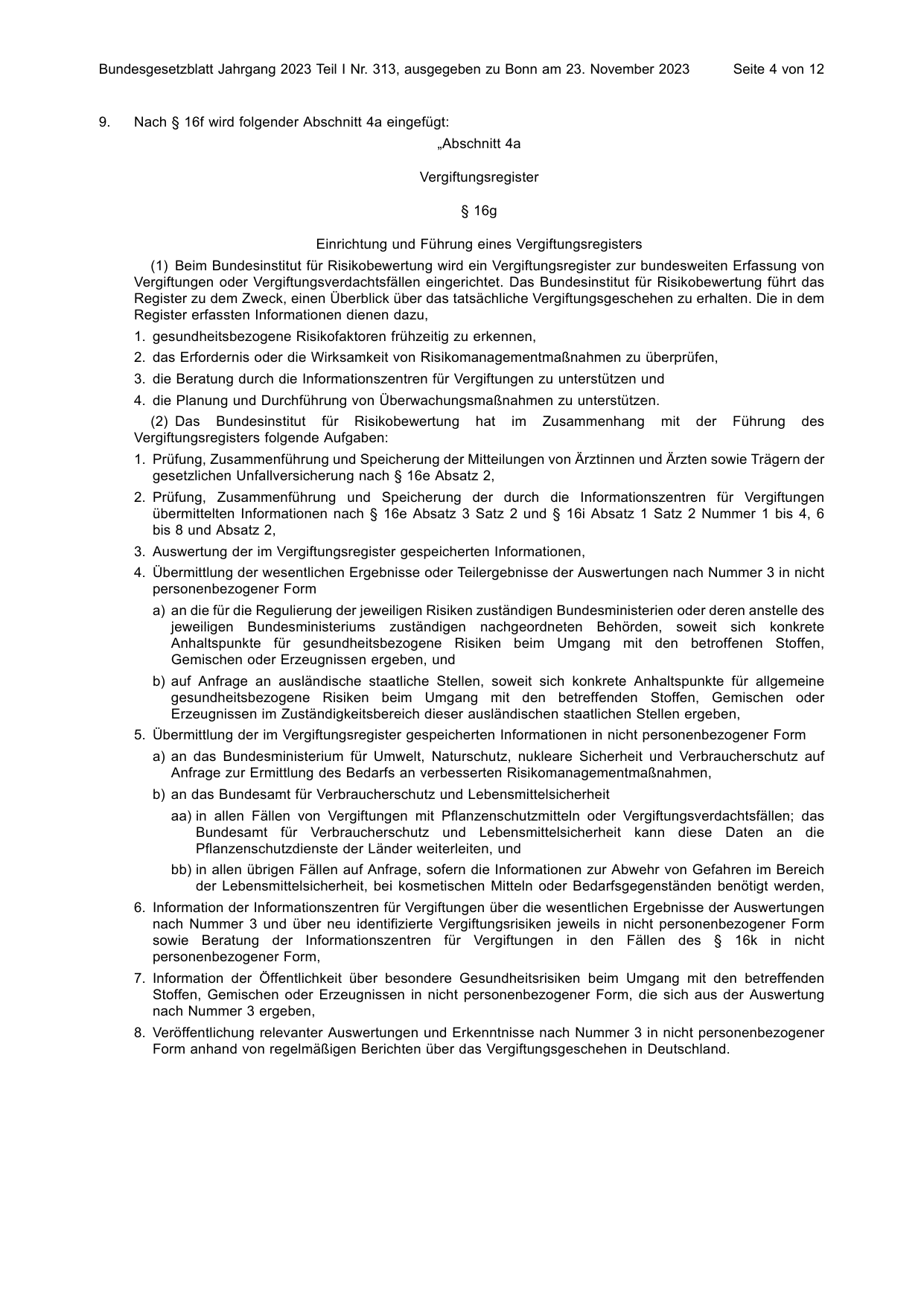 BGBl. 2023, Seite 4 — Originalseite als Abbildung