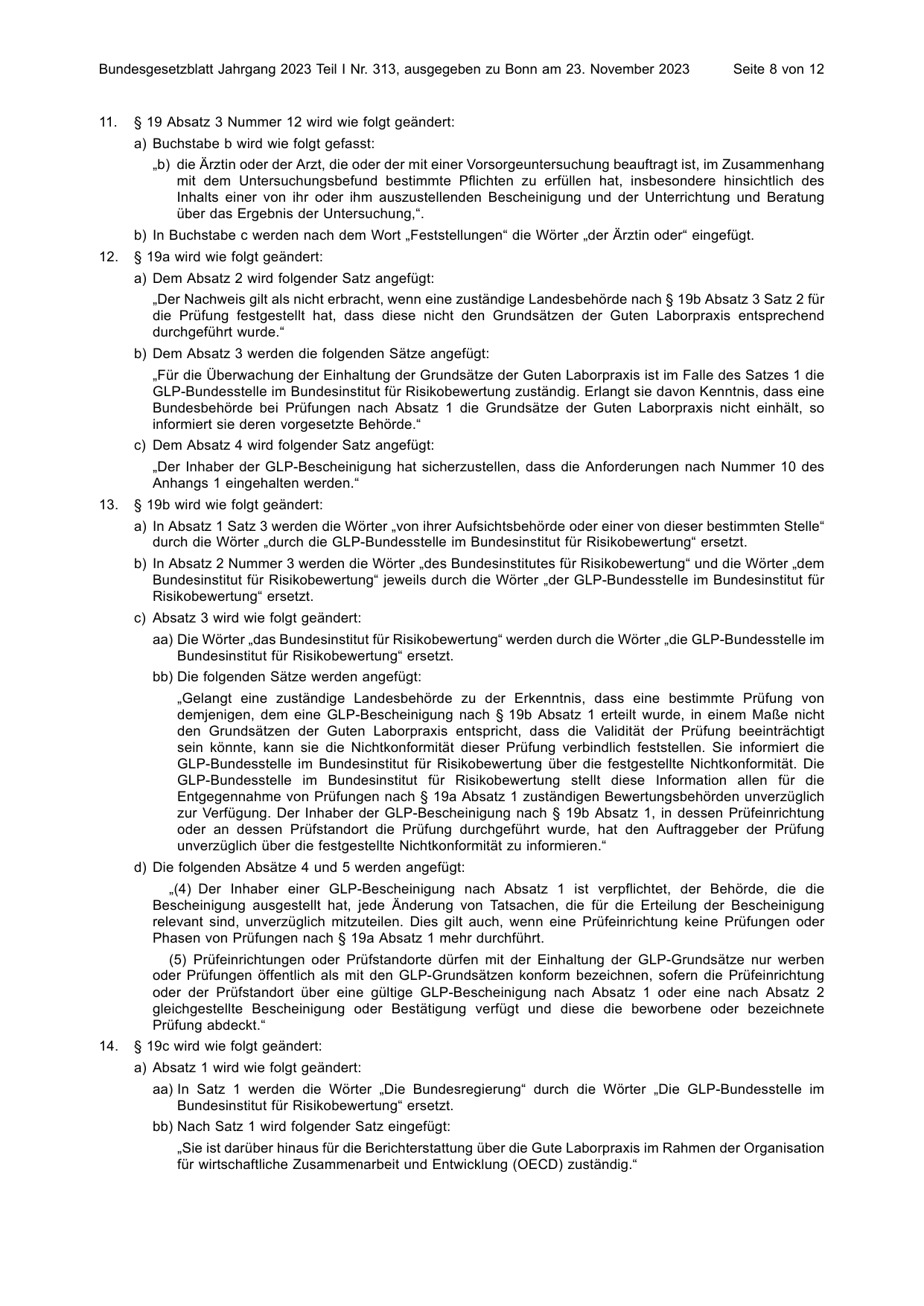 BGBl. 2023, Seite 8 — Originalseite als Abbildung