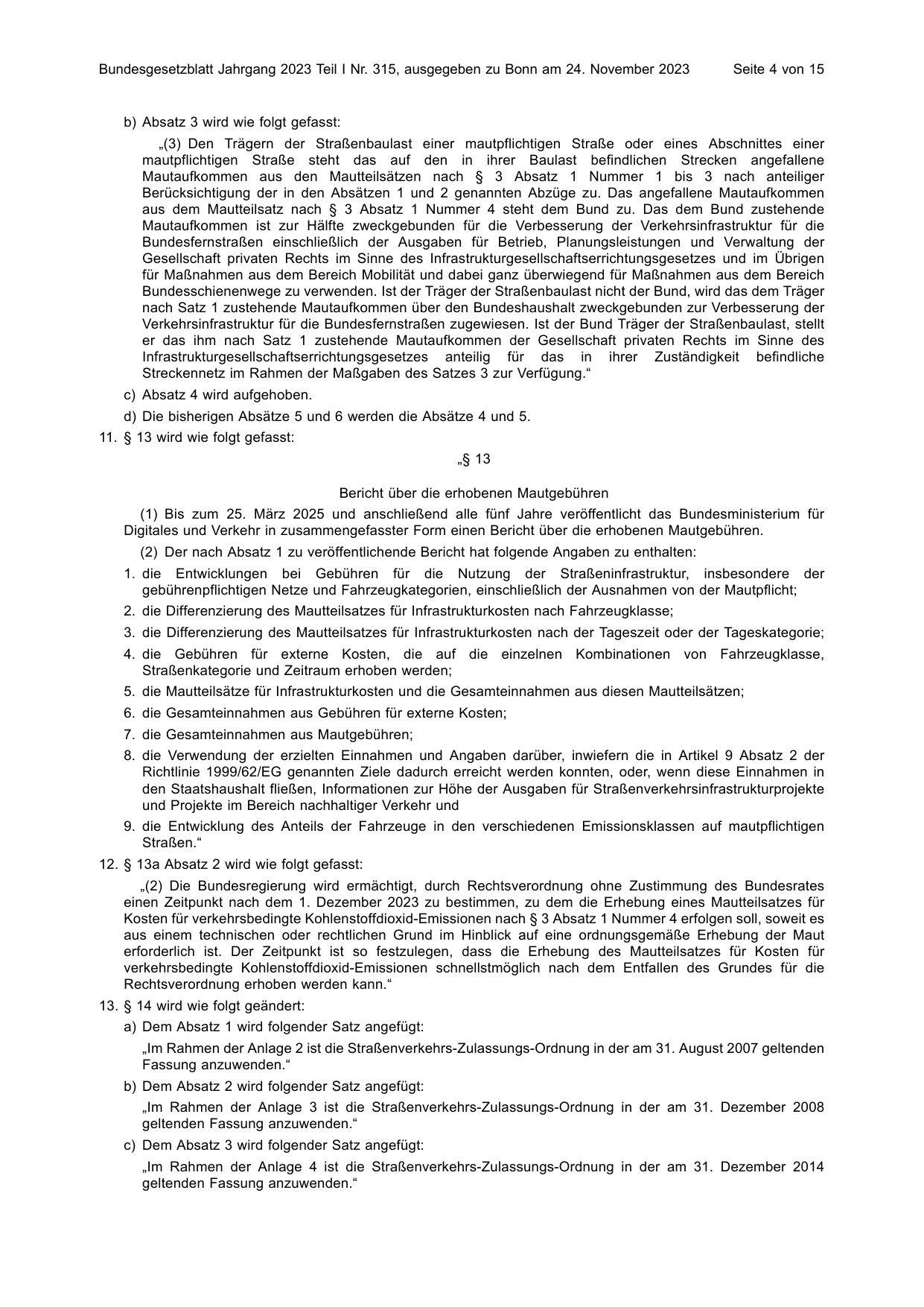 BGBl. 2023, Seite 4 — Originalseite als Abbildung