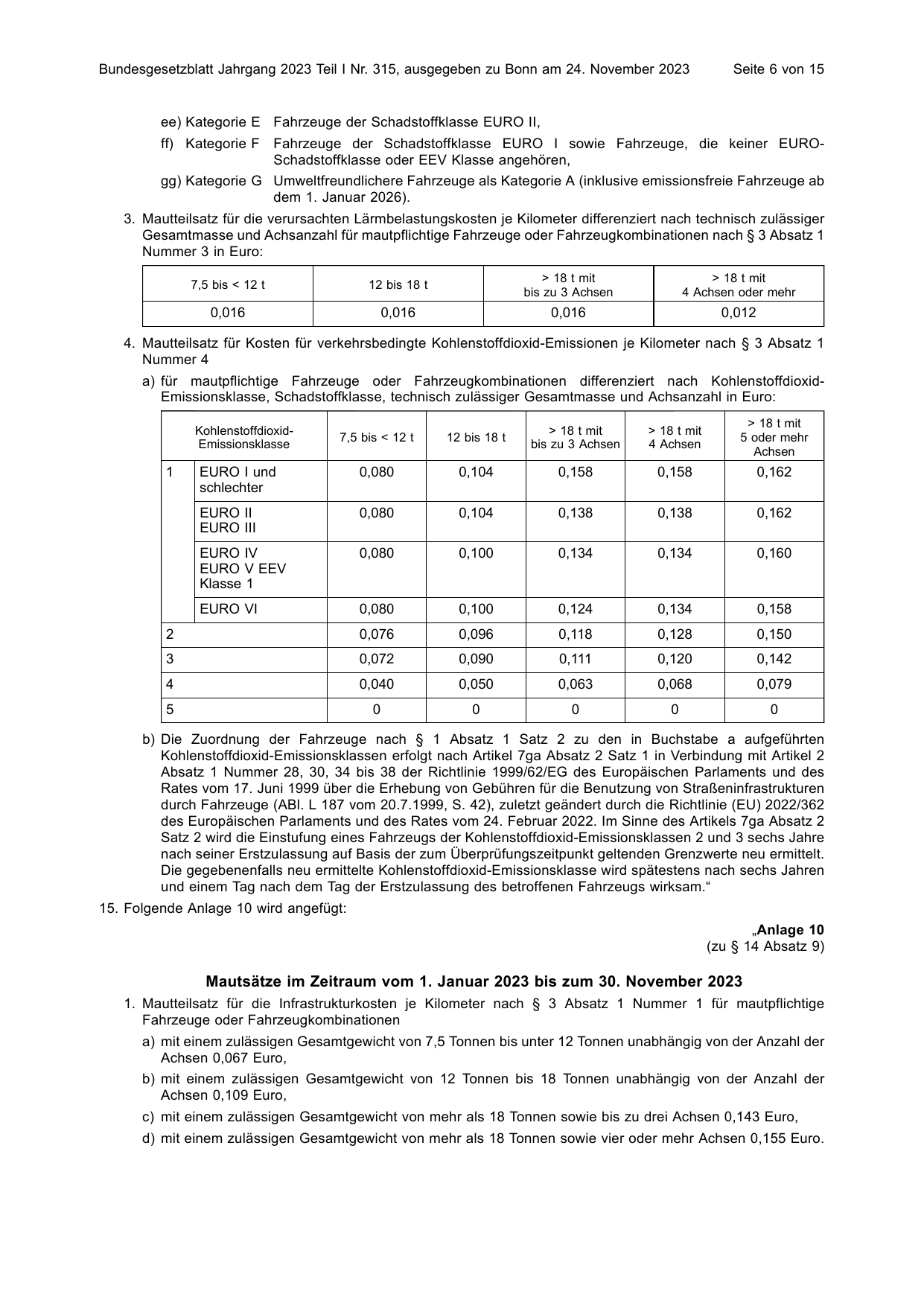 BGBl. 2023, Seite 6 — Originalseite als Abbildung
