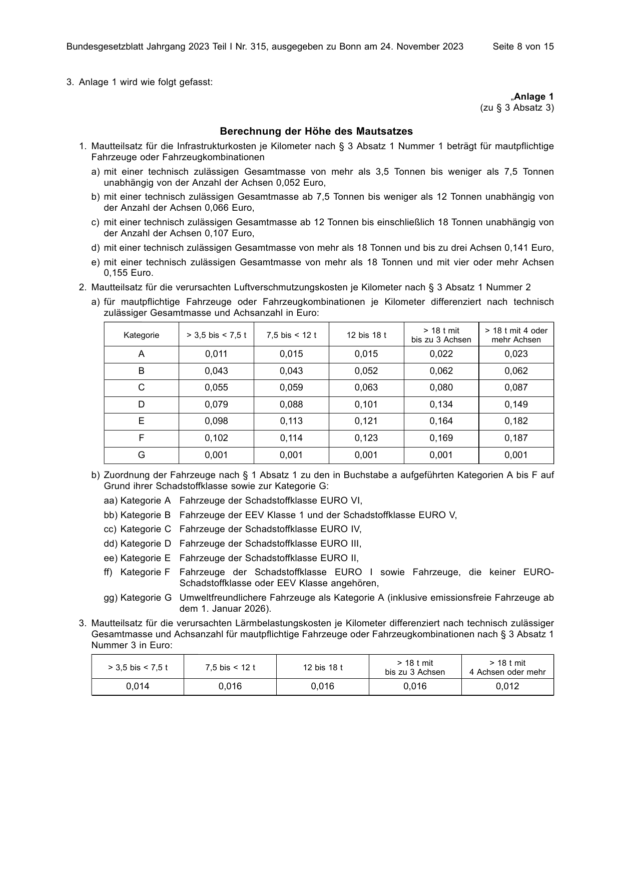 BGBl. 2023, Seite 8 — Originalseite als Abbildung