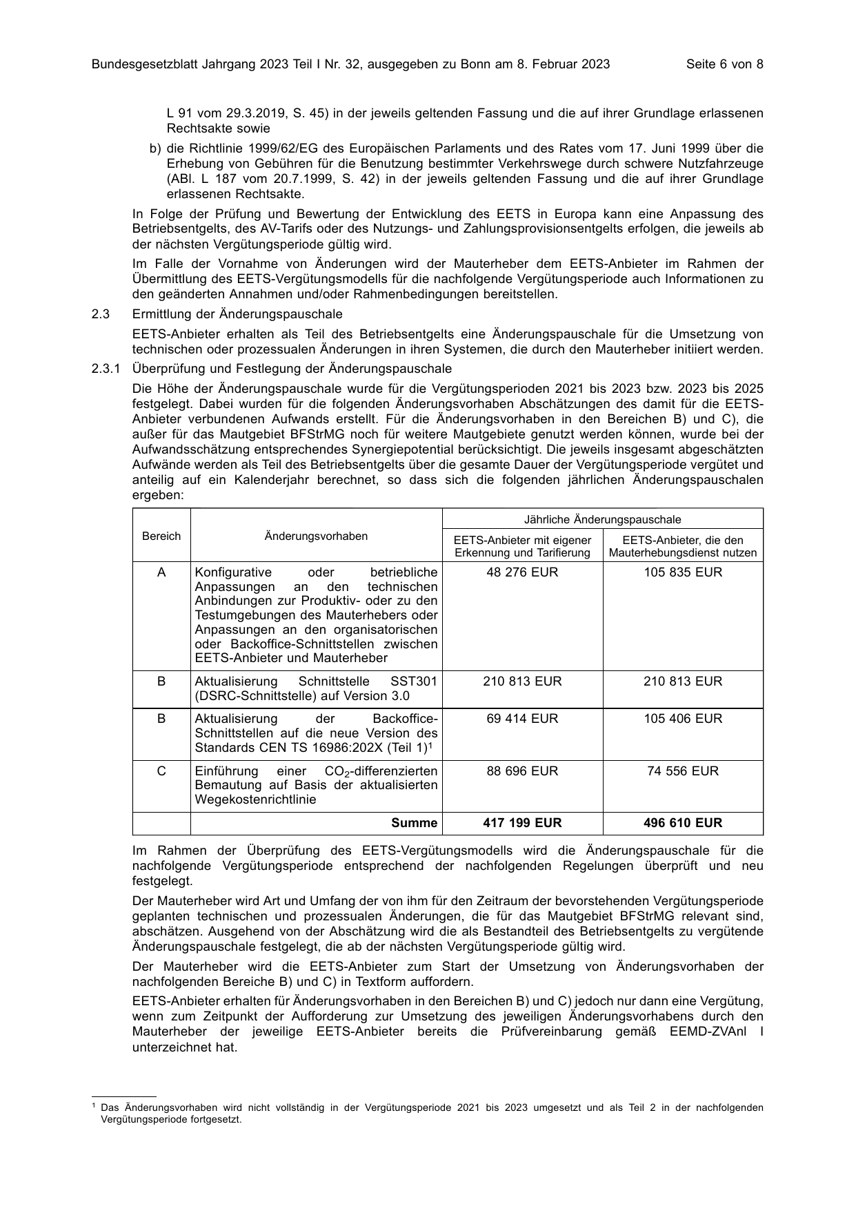 BGBl. 2023, Seite 6 — Originalseite als Abbildung