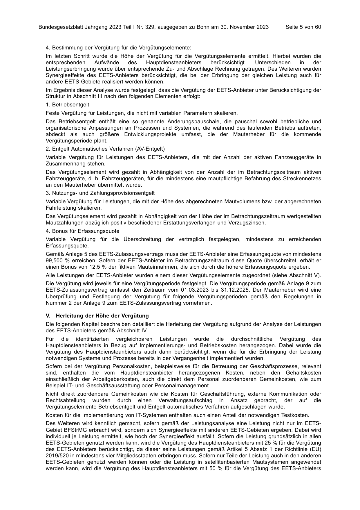 BGBl. 2023, Seite 5 — Originalseite als Abbildung