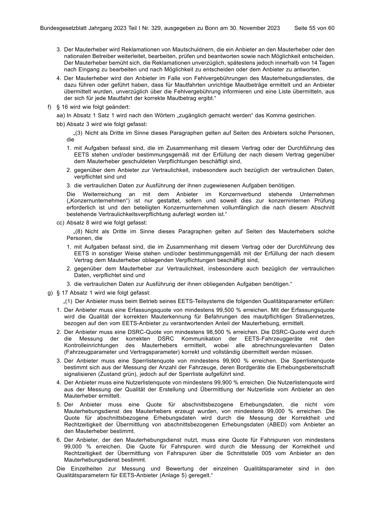 BGBl. 2023, Seite 55 — Originalseite als Abbildung