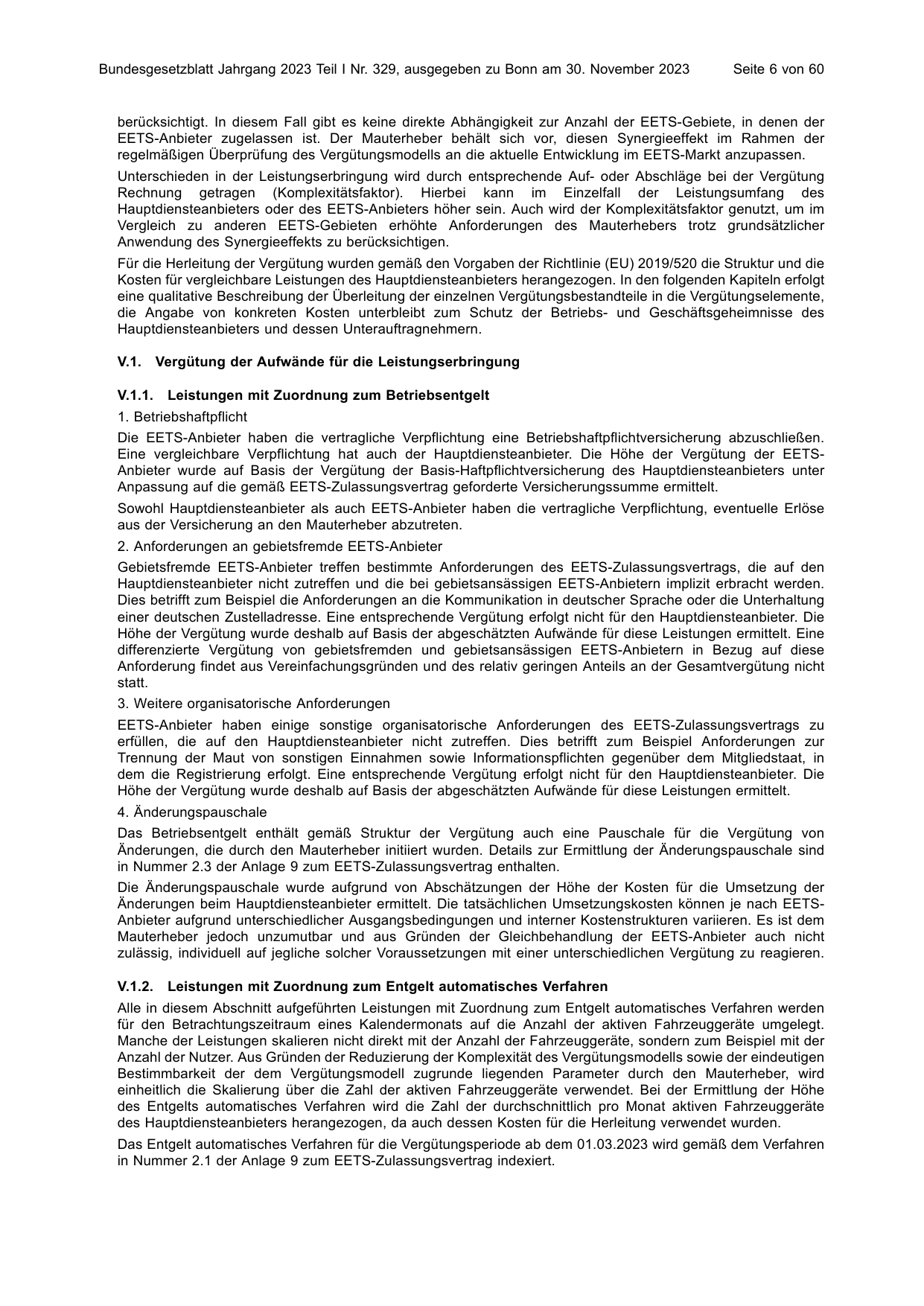 BGBl. 2023, Seite 6 — Originalseite als Abbildung