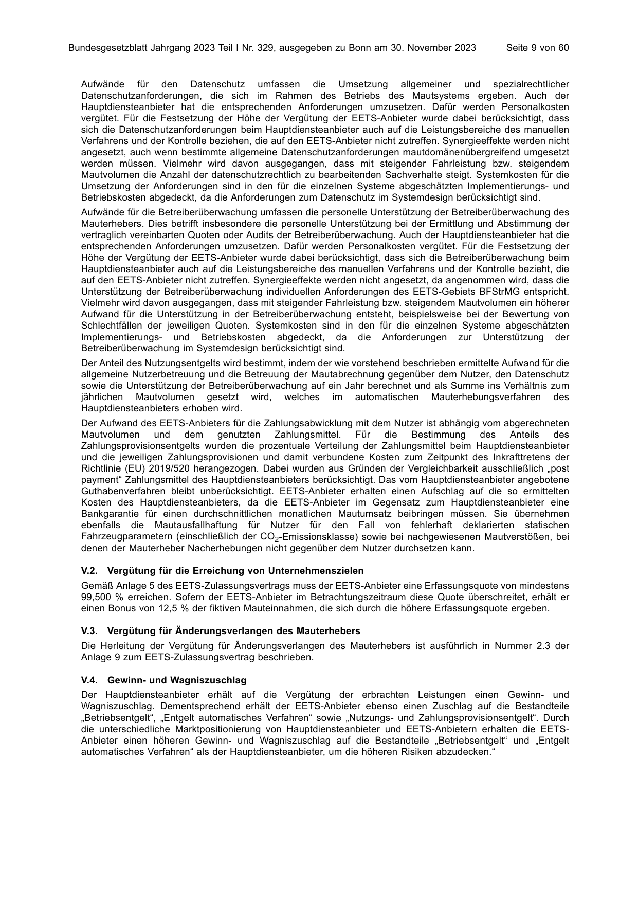 BGBl. 2023, Seite 9 — Originalseite als Abbildung