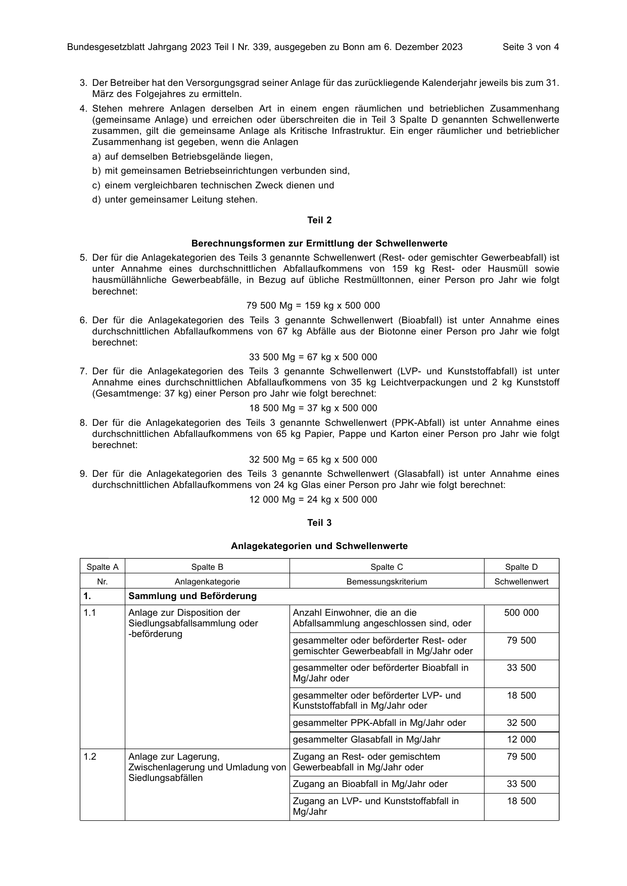 BGBl. 2023, Seite 3 — Originalseite als Abbildung