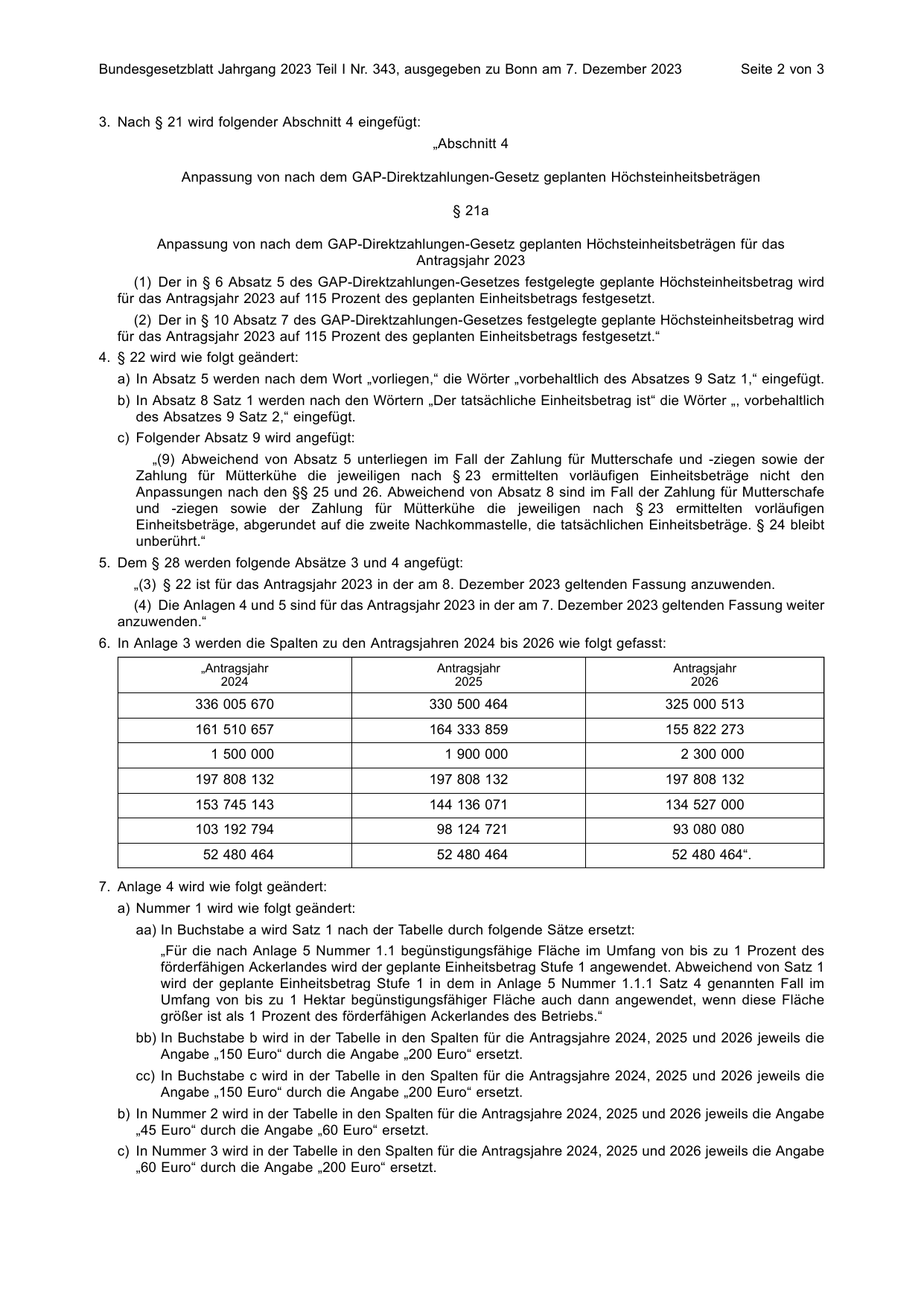 BGBl. 2023, Seite 2 — Originalseite als Abbildung