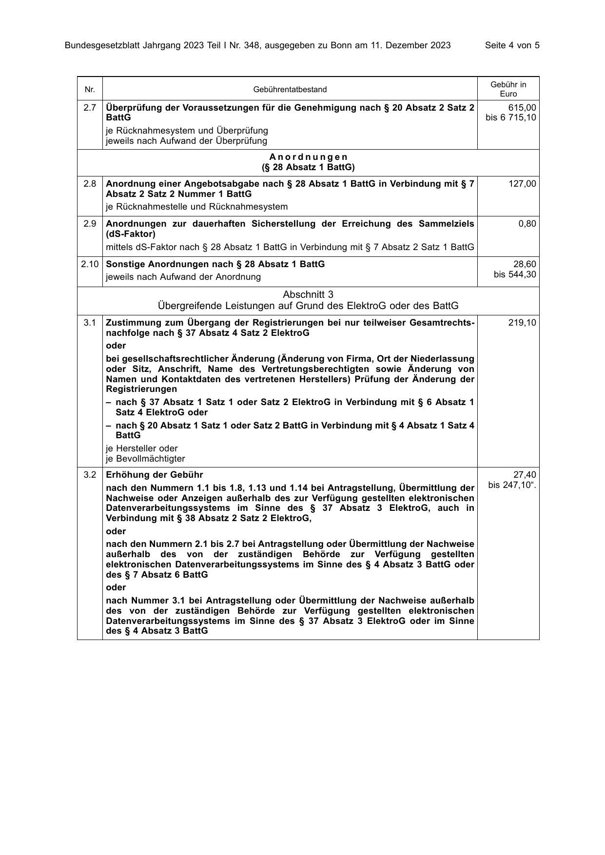 BGBl. 2023, Seite 4 — Originalseite als Abbildung