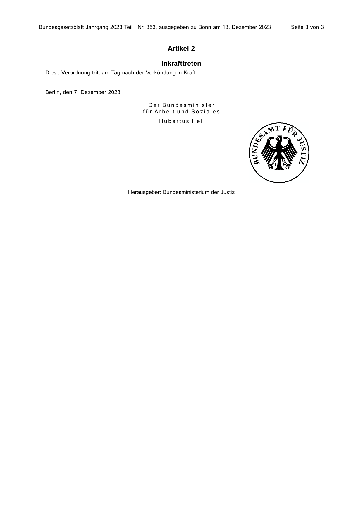 BGBl. 2023, Seite 3 — Originalseite als Abbildung