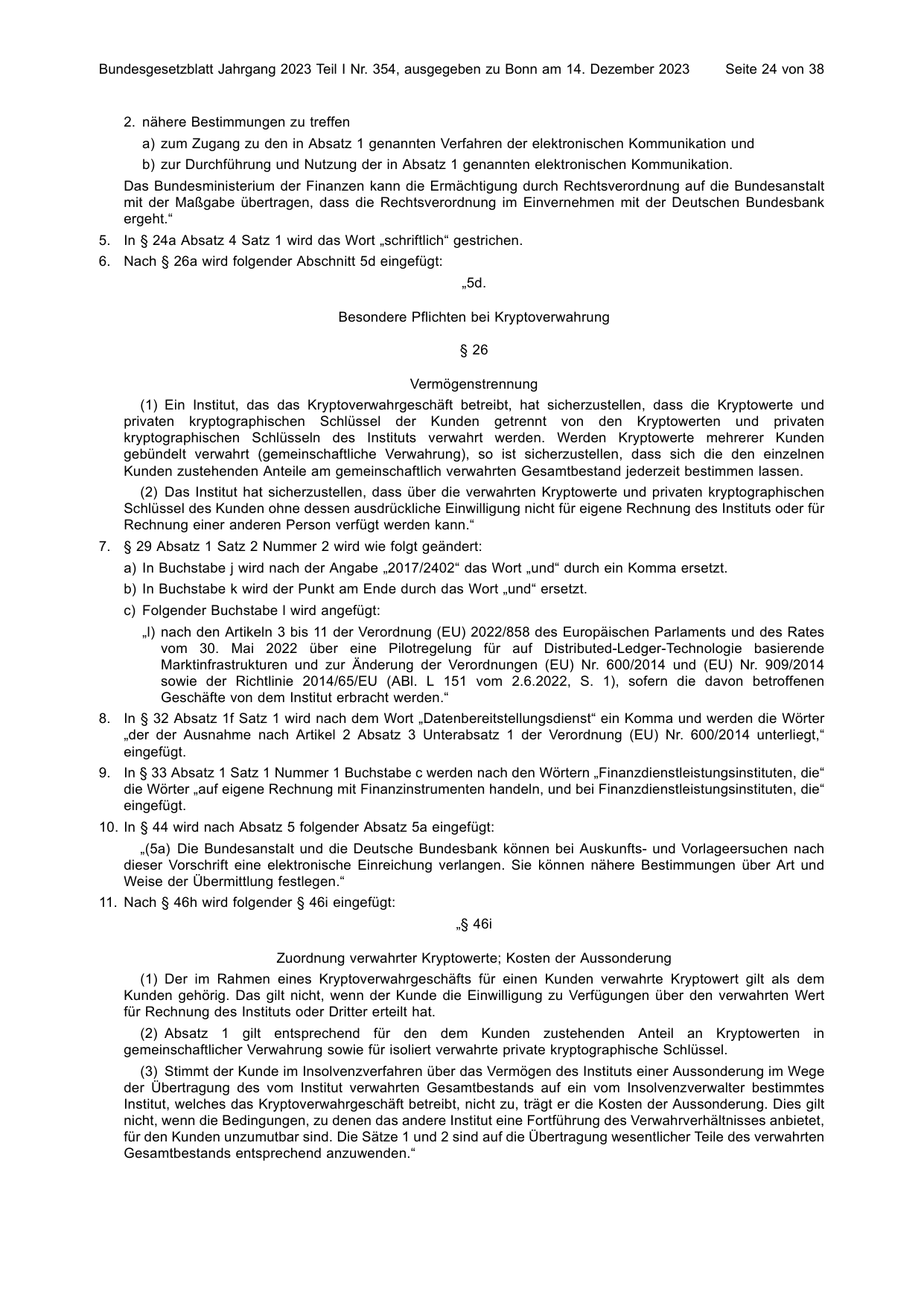 BGBl. 2023, Seite 24 — Originalseite als Abbildung