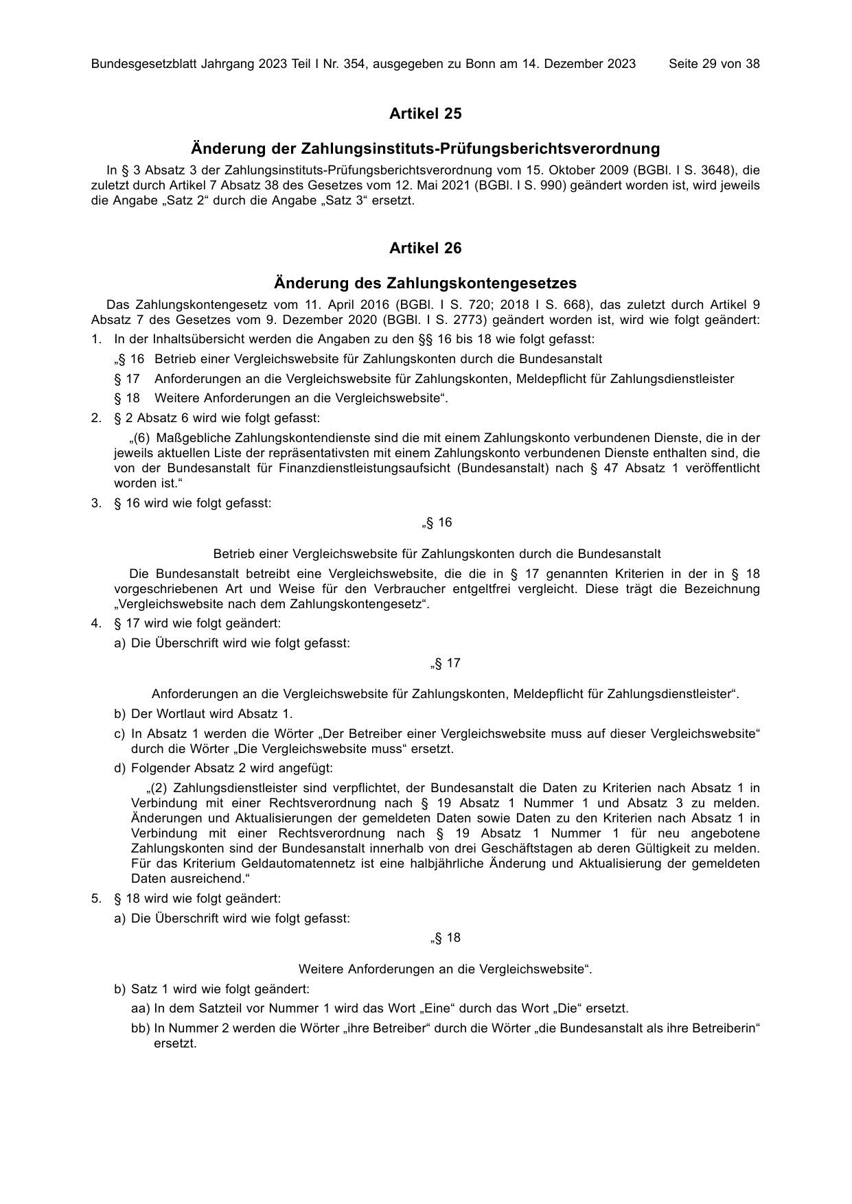 BGBl. 2023, Seite 29 — Originalseite als Abbildung