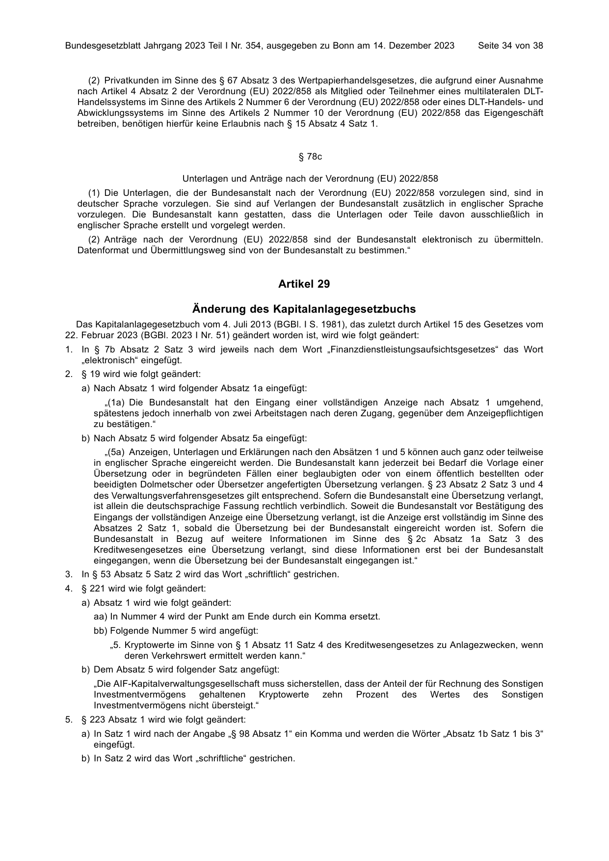 BGBl. 2023, Seite 34 — Originalseite als Abbildung