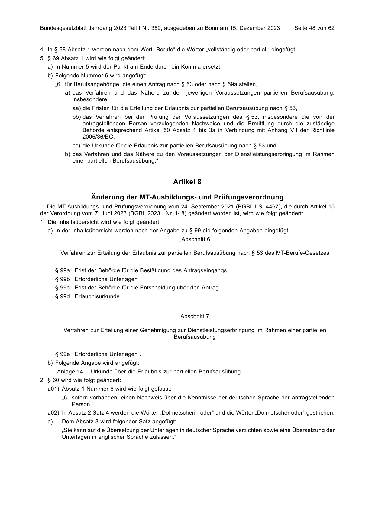 BGBl. 2023, Seite 48 — Originalseite als Abbildung
