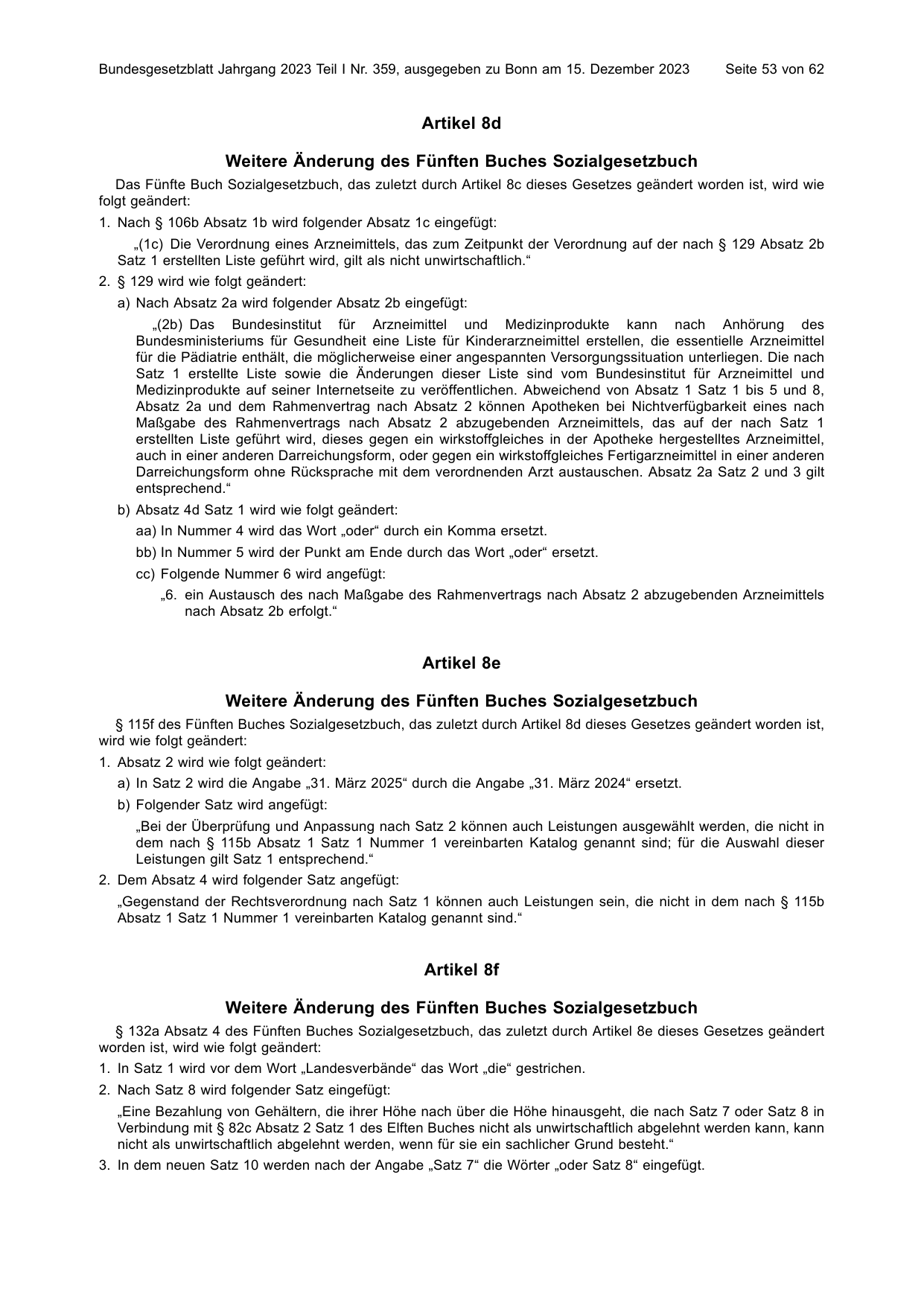BGBl. 2023, Seite 53 — Originalseite als Abbildung