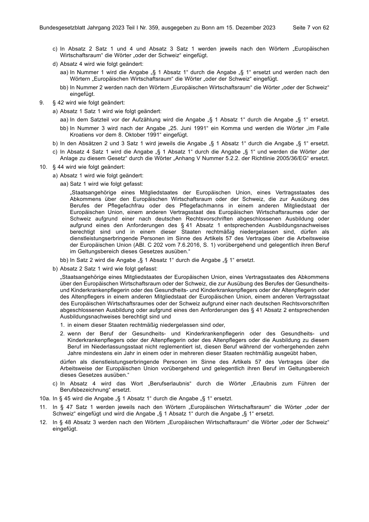 BGBl. 2023, Seite 7 — Originalseite als Abbildung
