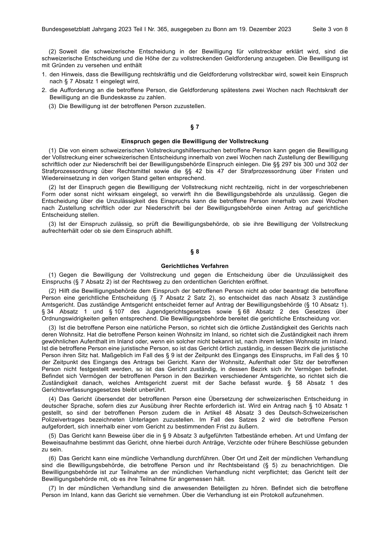 BGBl. 2023, Seite 3 — Originalseite als Abbildung