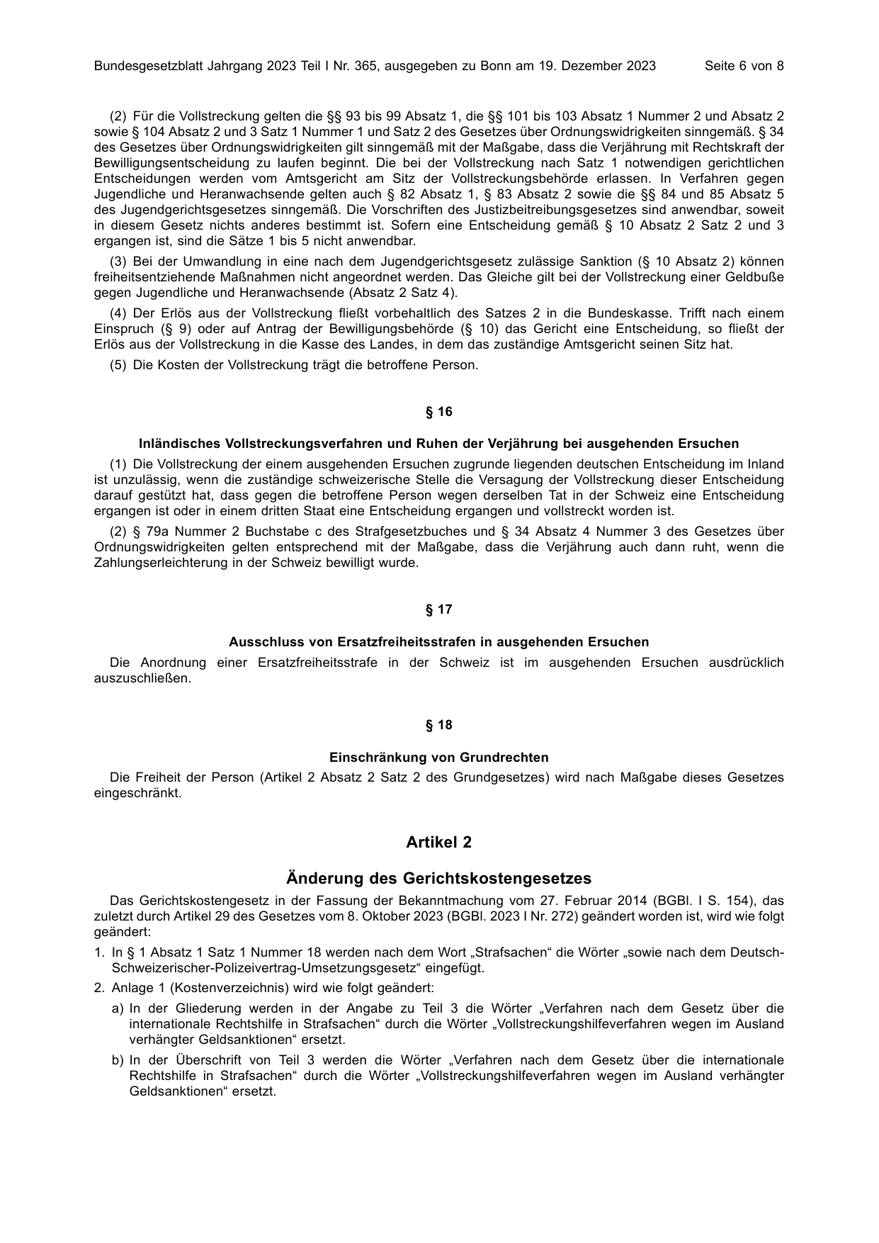 BGBl. 2023, Seite 6 — Originalseite als Abbildung